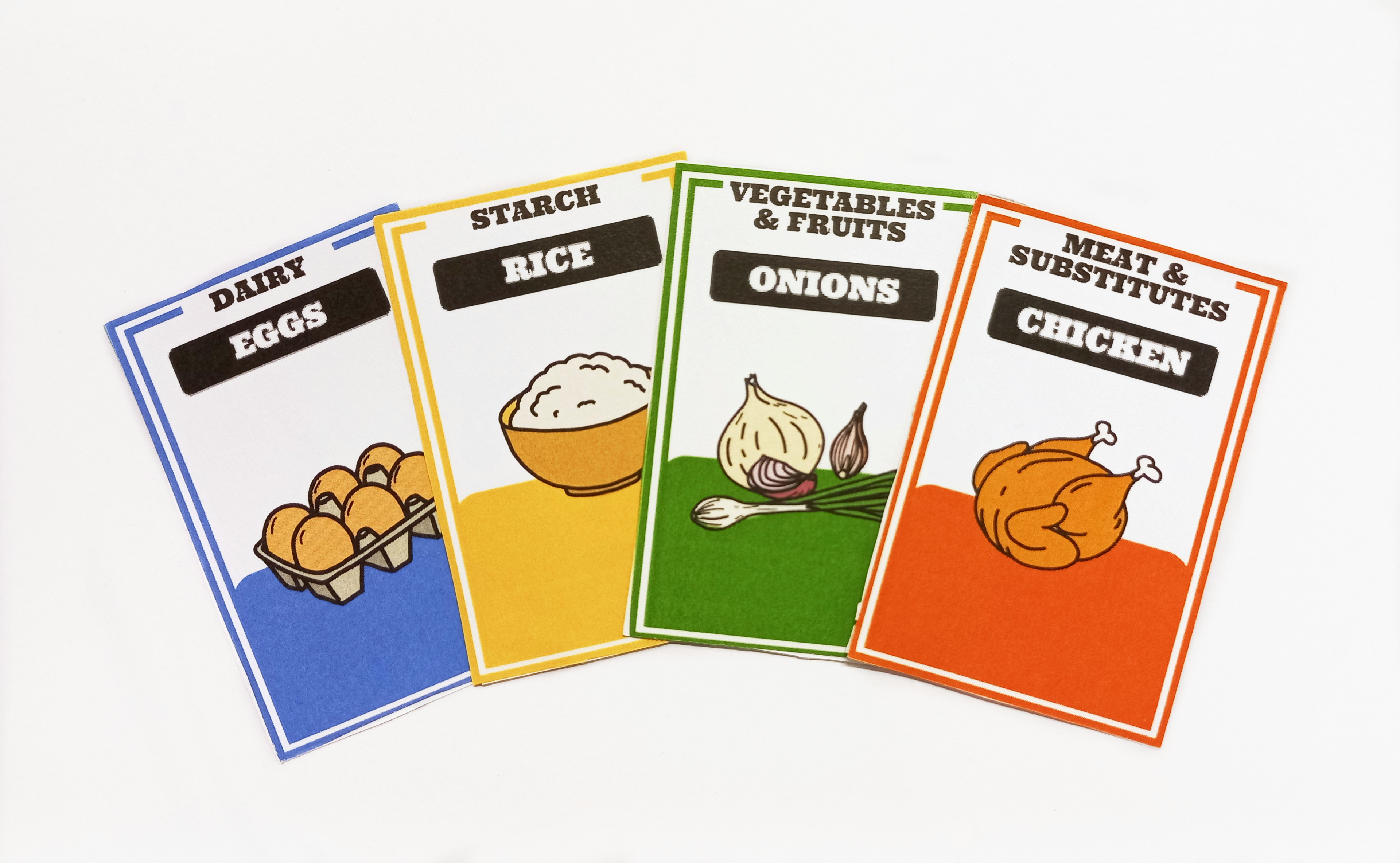 Ingredient cards (front)
