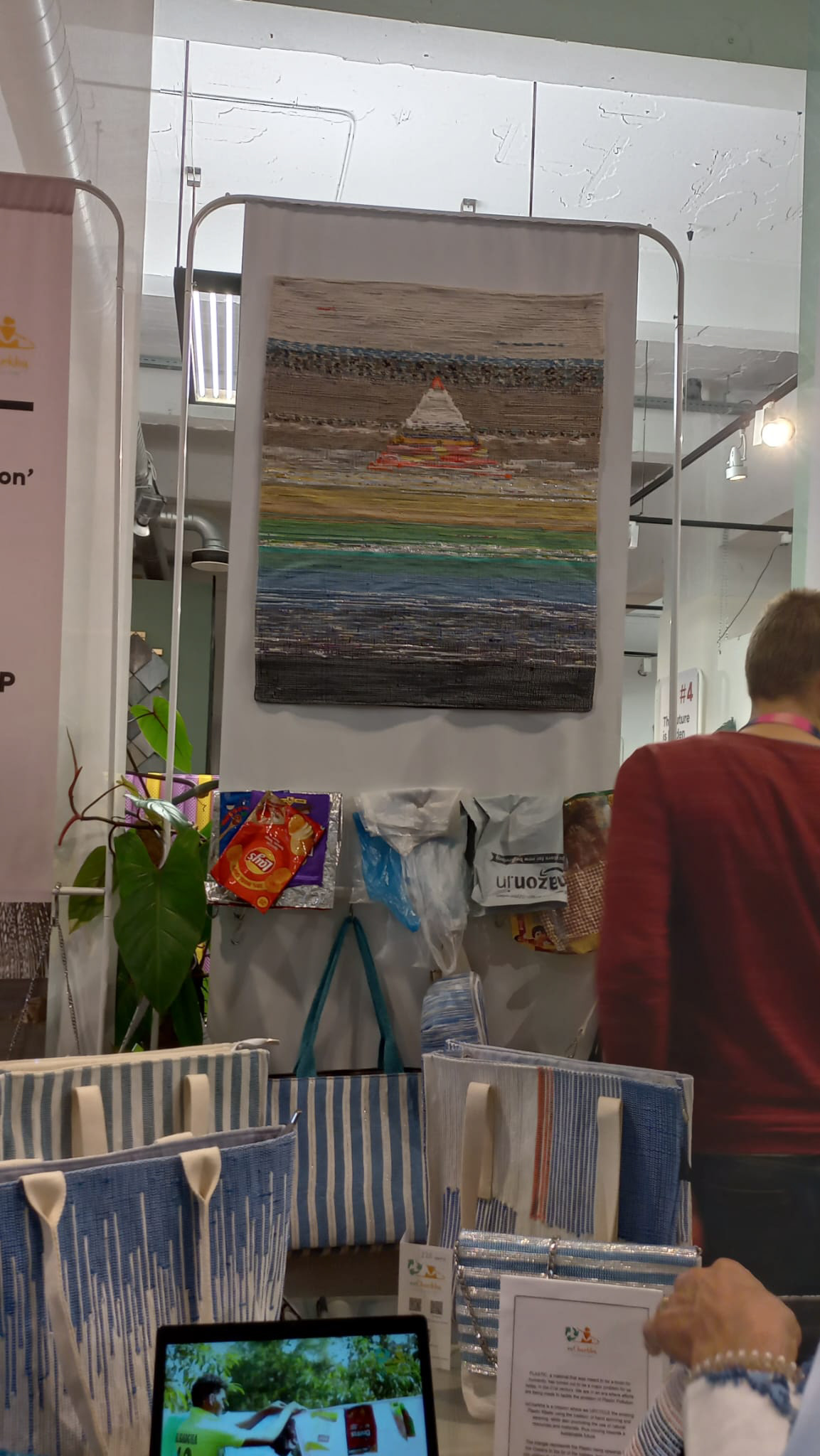 Dutch Design Week - reusing waste such as chips bags and plastic bags