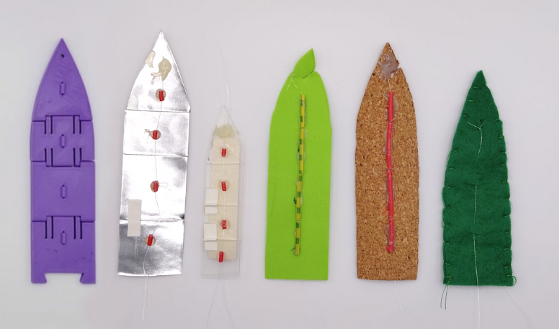 Material exploration for leaf mechanism