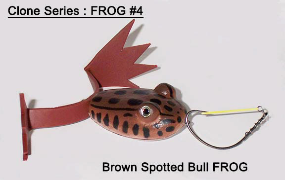 Kayak Bass Fishing - Capt Ken Designer Bass Frogs Clone Series 2 