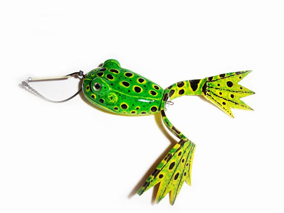 Kayak Bass Fishing - Capt Ken Designer Bass Frogs Clone Series 2 