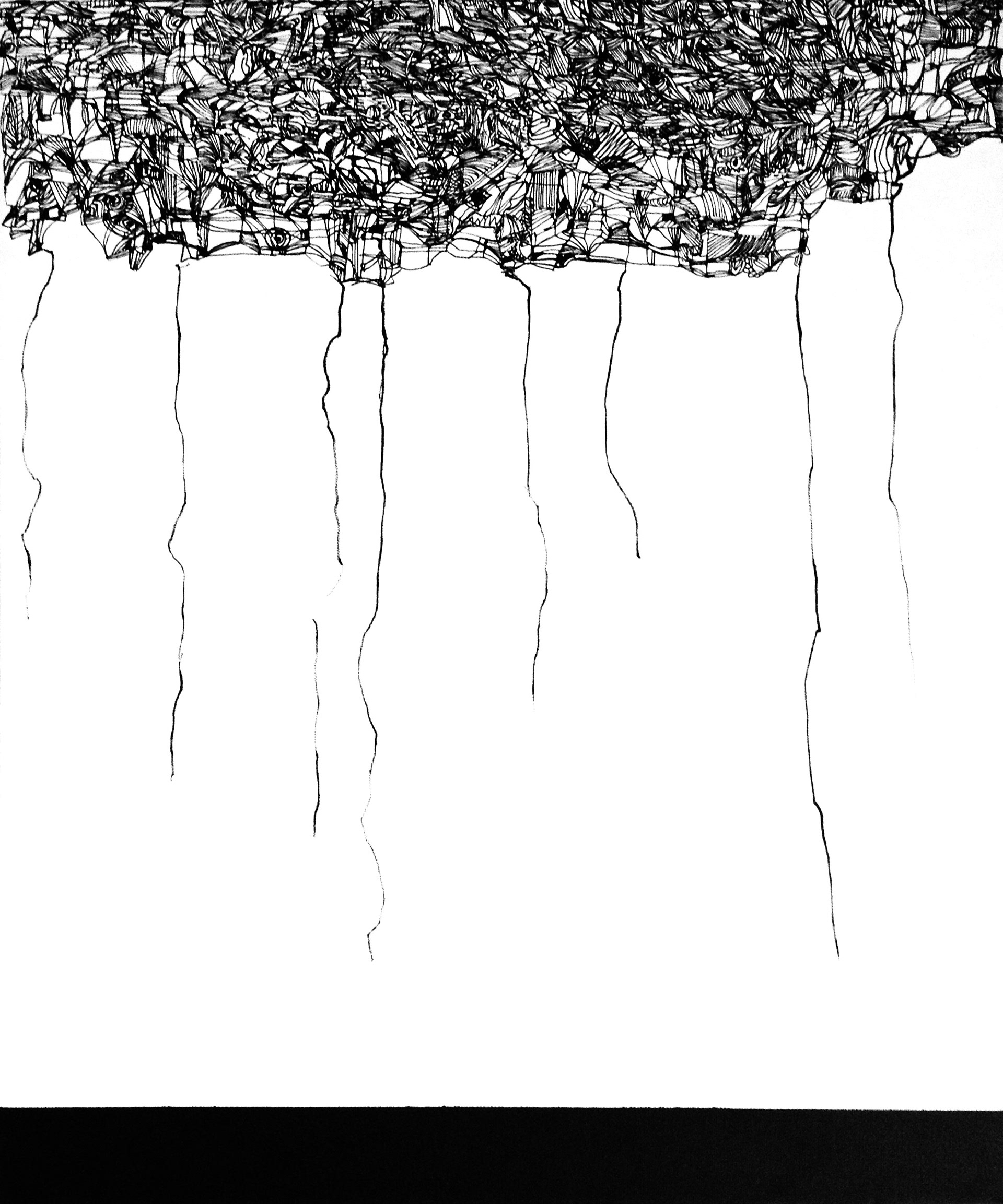 6_24" x 20" acrylic and marker on canvas