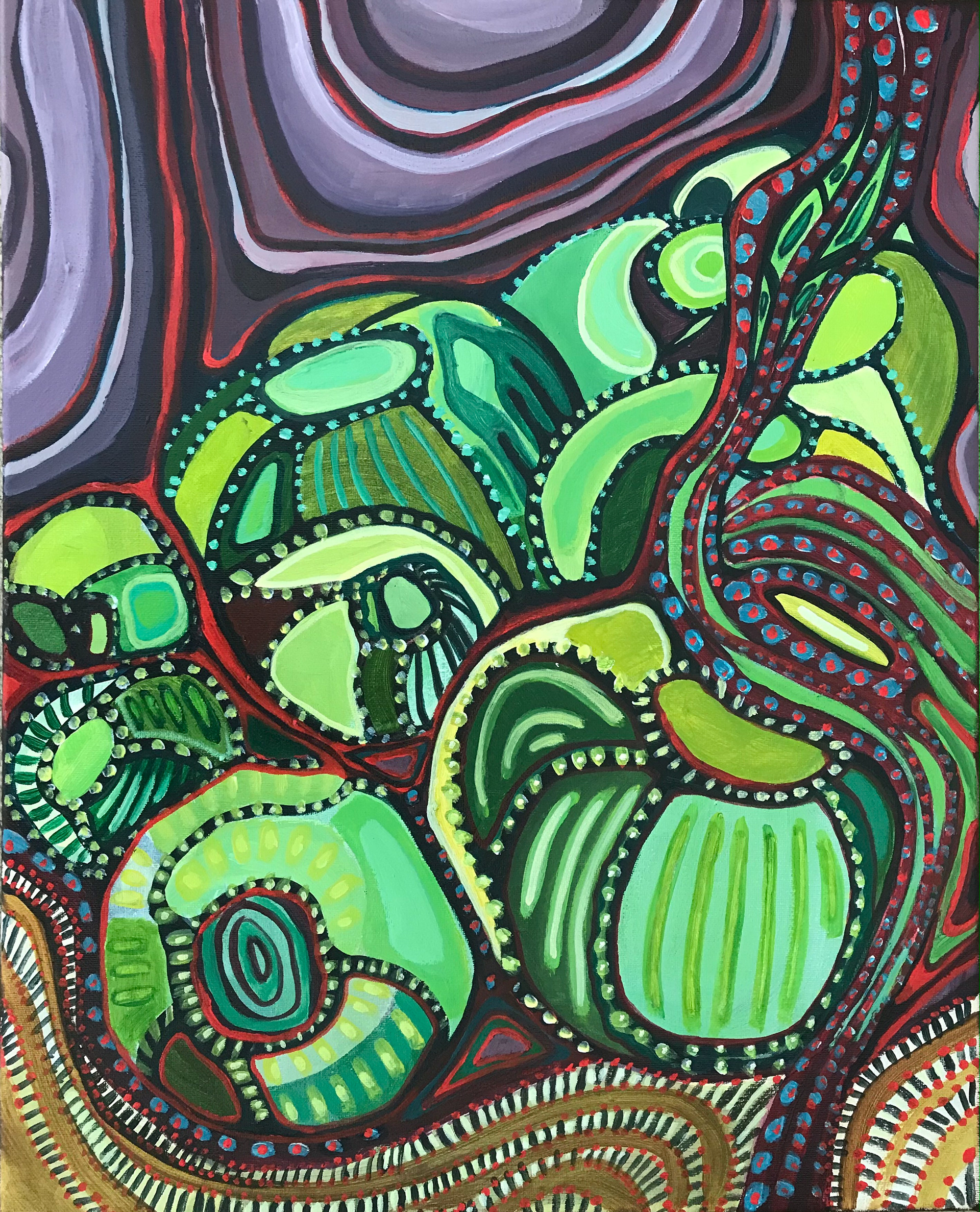 DATURA_2_20"x 16" oil on canvas