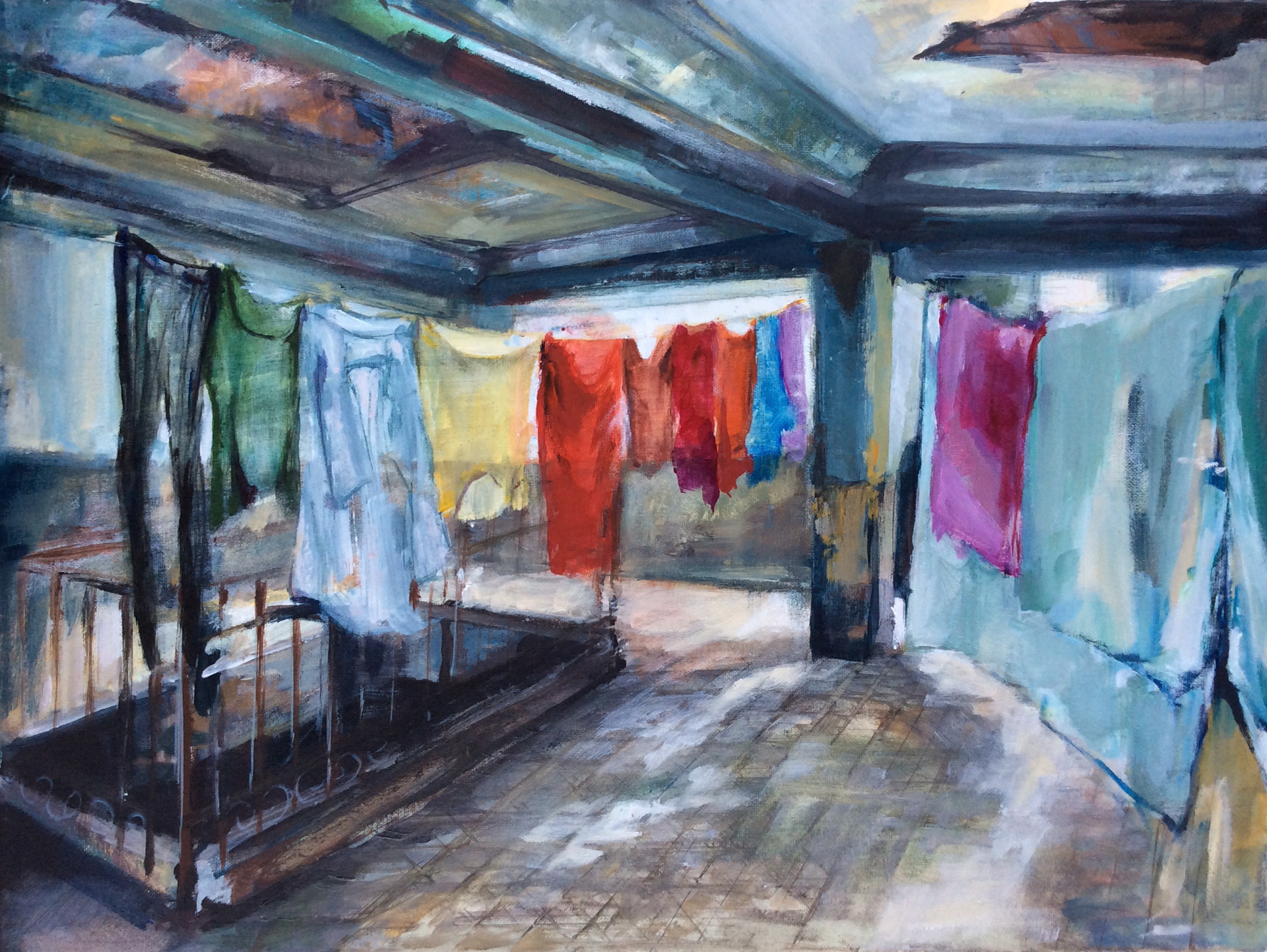 CUBA_8_18" x 24" acrylic on canvas