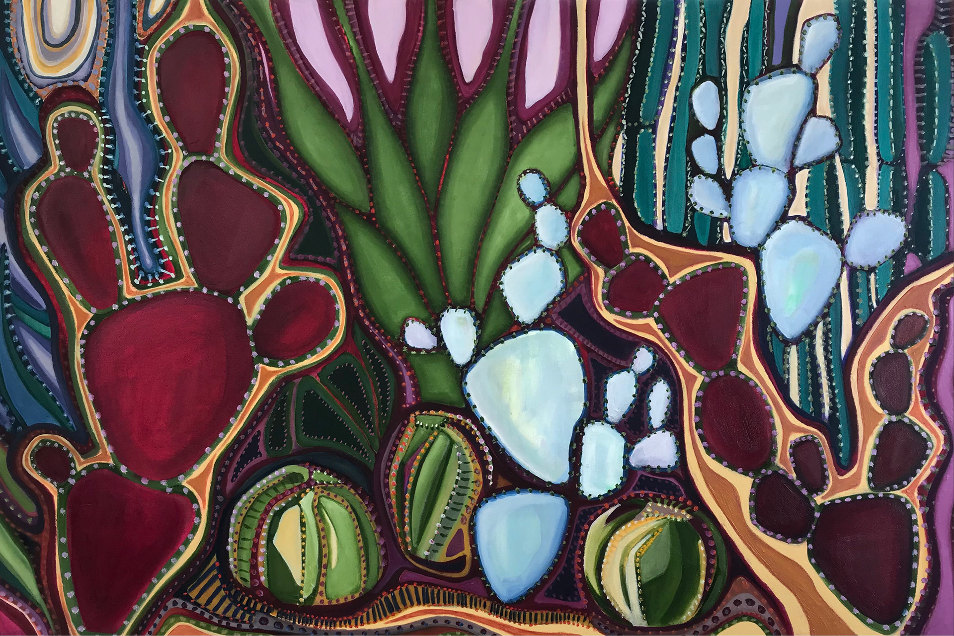 DATURA_1_60"x 36" oil on canvas