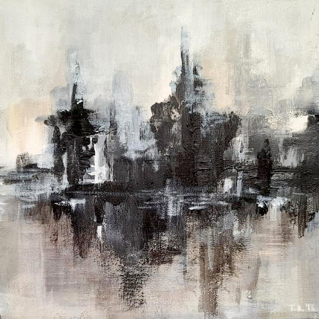 NYC_3a_8" x 8" acrylic on canvas