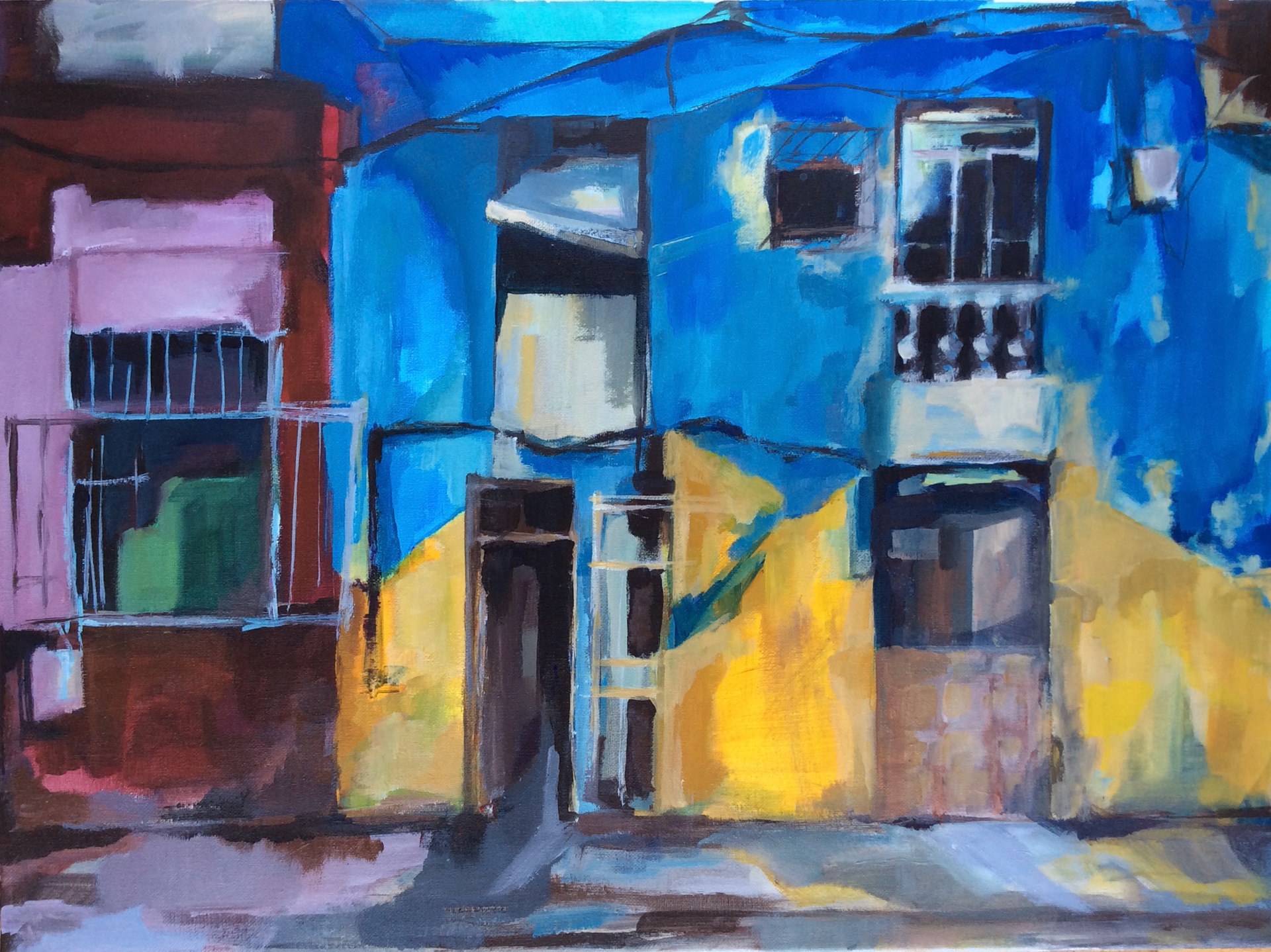 CUBA_6_18" x 24" acrylic on canvas
