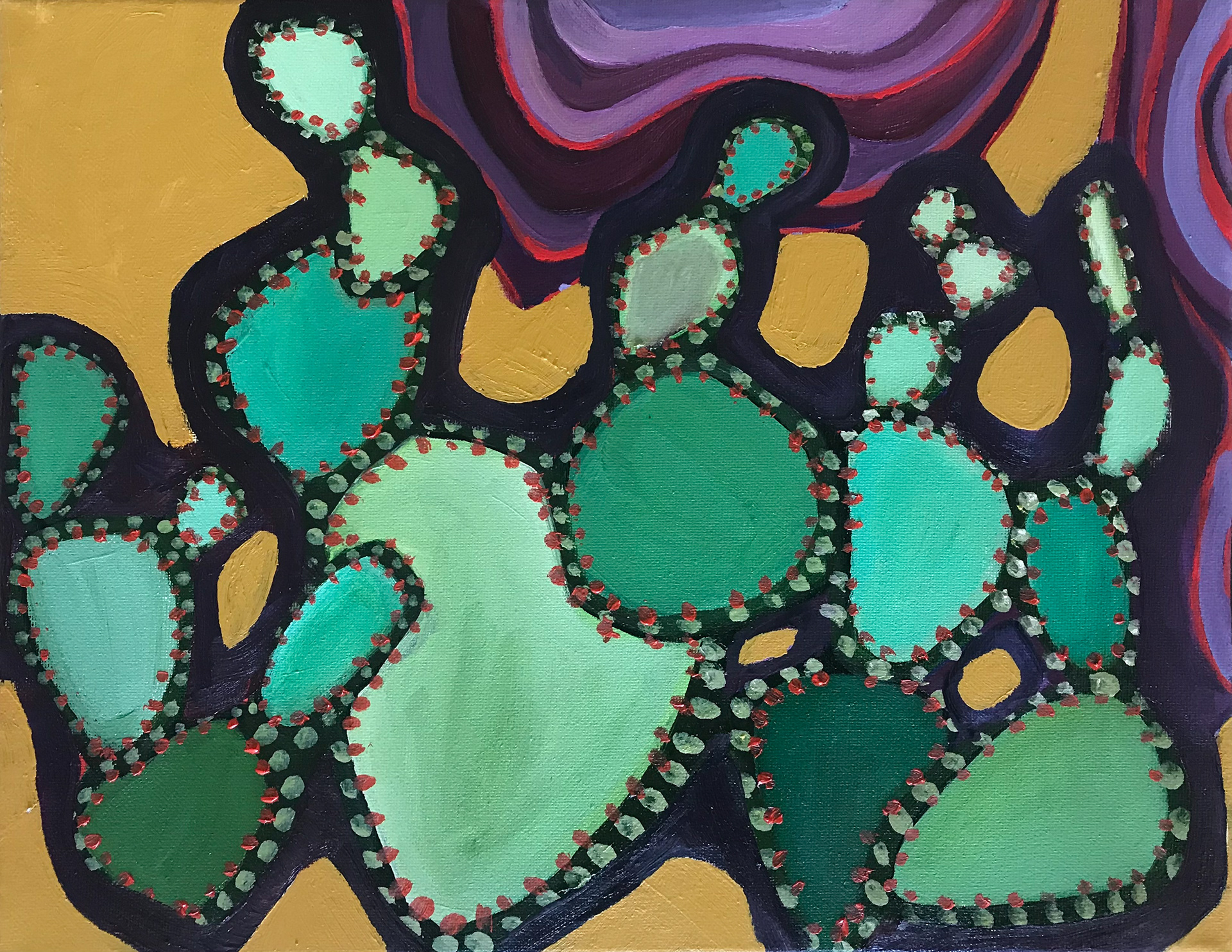 DATURA_6_14"x 11" oil on canvas