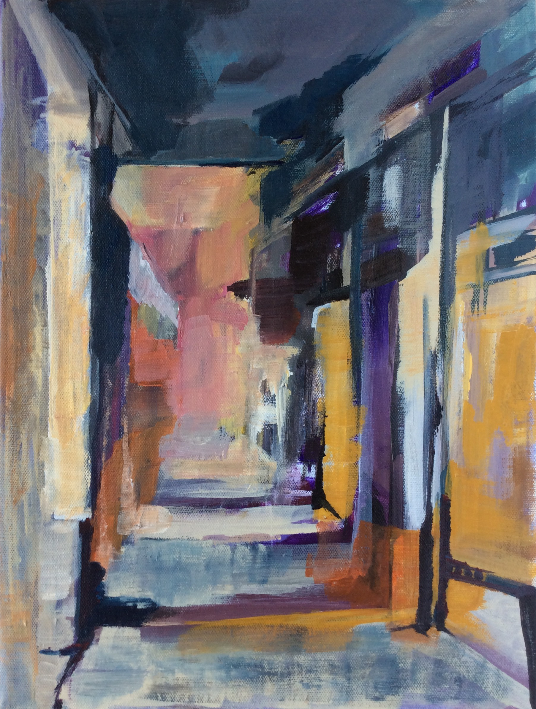 CUBA_3_16" x 12" acrylic on canvas