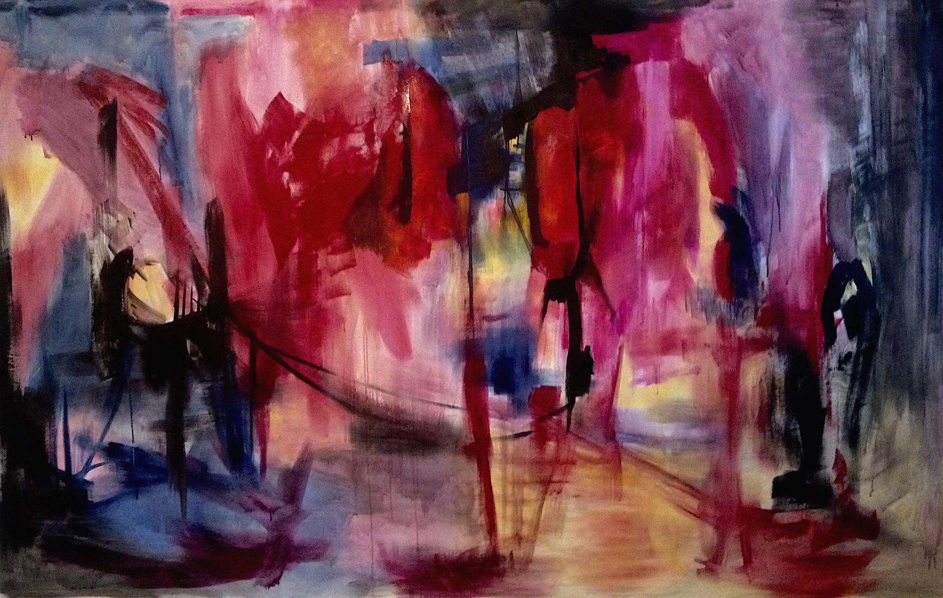 9' x 6' acrylic on canvas