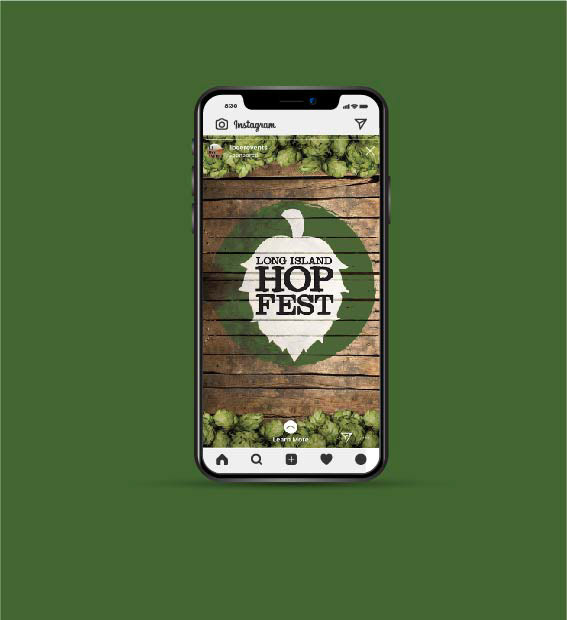 Long Island Hop Festival Instagram Ad