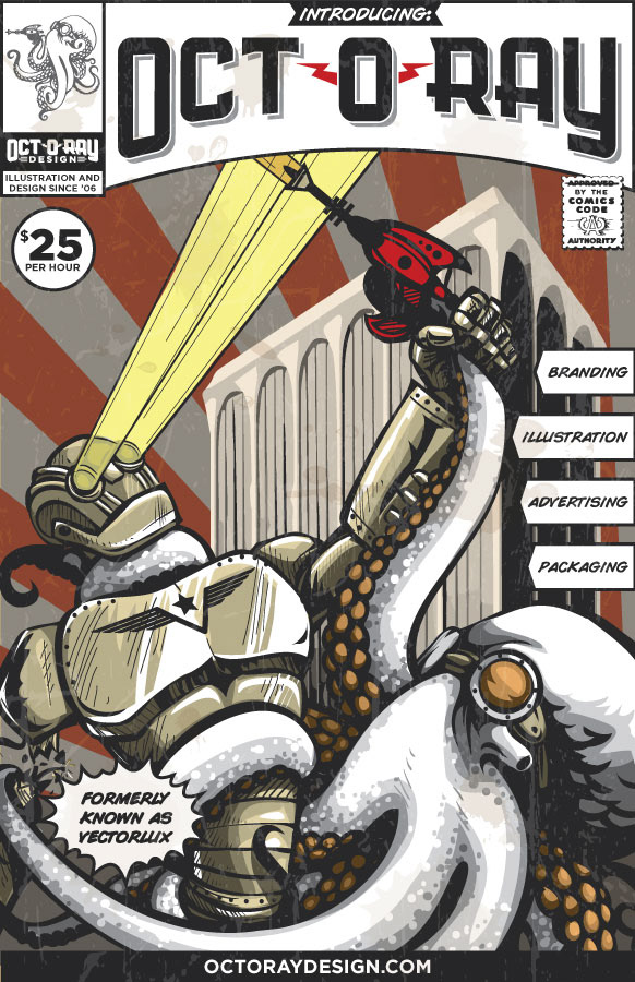 Poster design to advertise change in company name - 2019