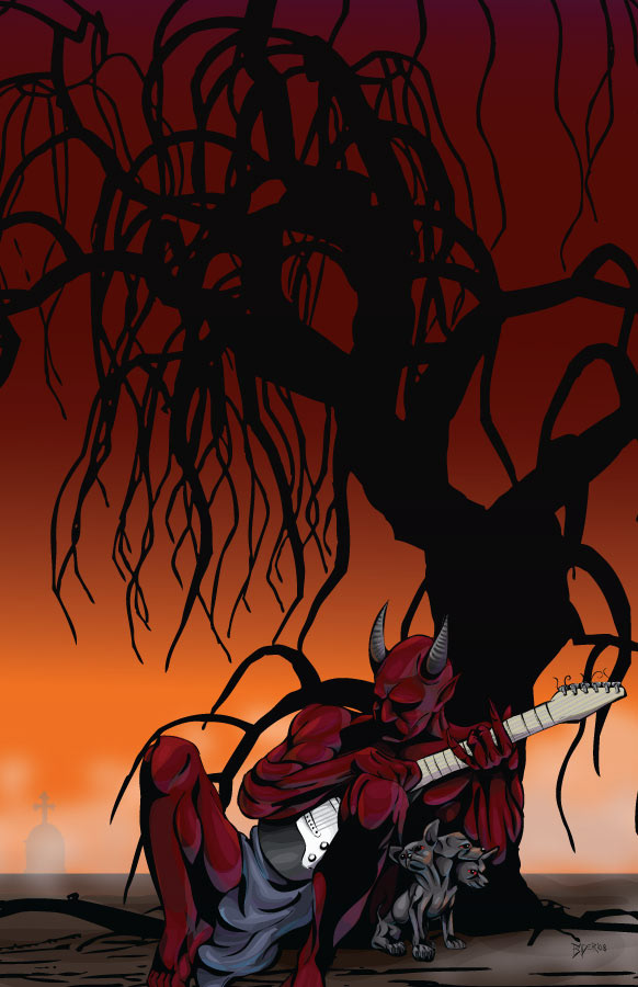 Lucifer's ballad for the damned illustration design - 2008