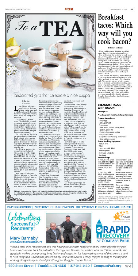 Daily Journal Accent page centerpiece design - 2019