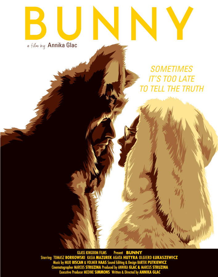 Concept poster for "Bunny" independent film - 2013