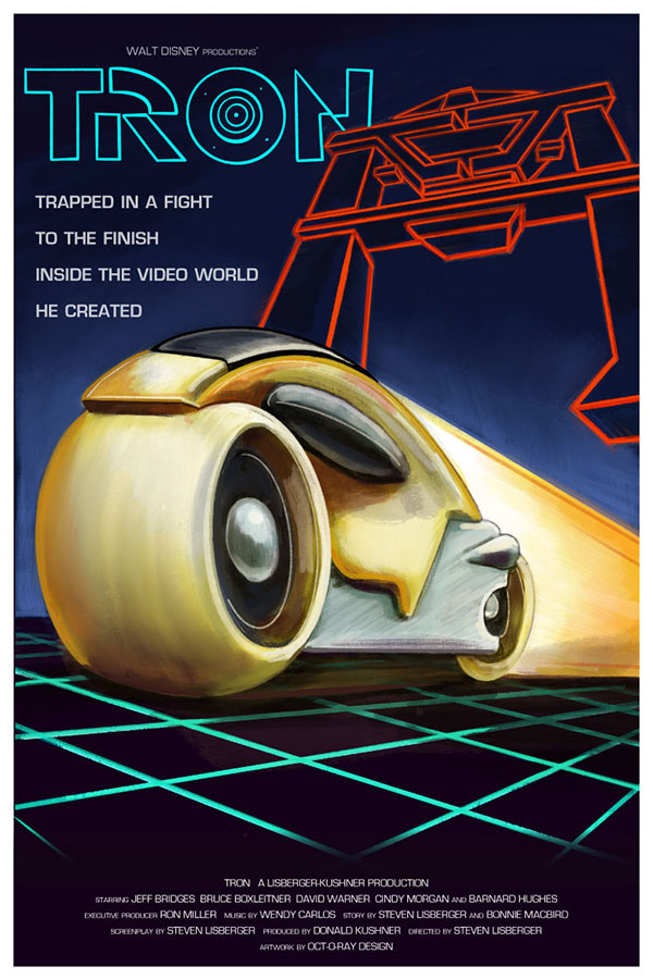 Concept poster for Walt Disney's Tron - 2021