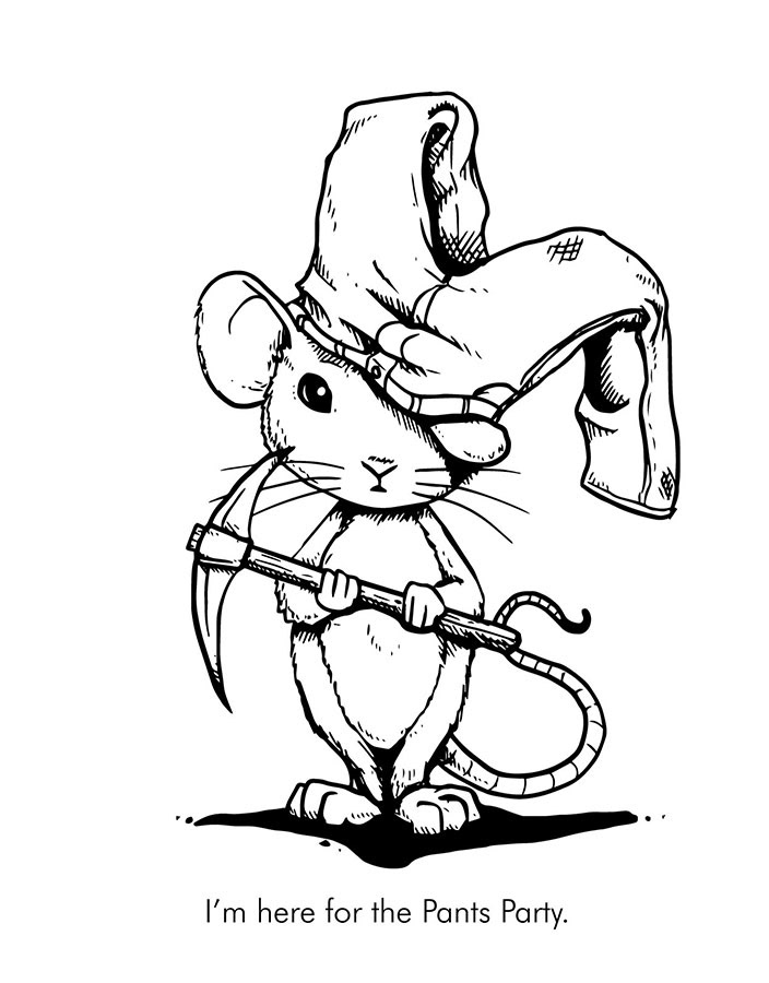 Pants party illustration - 2021