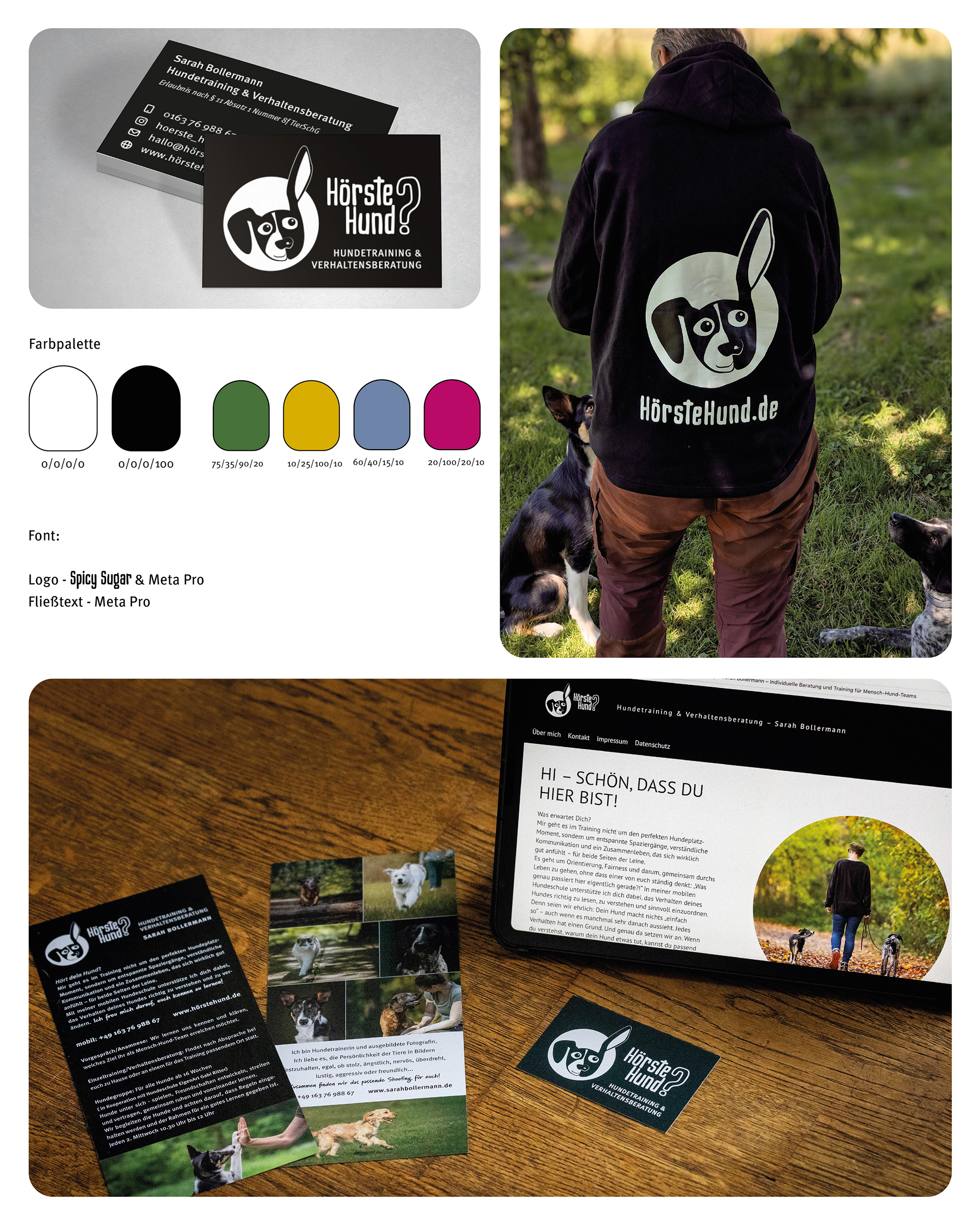 Logo, Konzept, Website, Flyer,... für HörsteHund? - Hundetraining und Verhaltensberatung