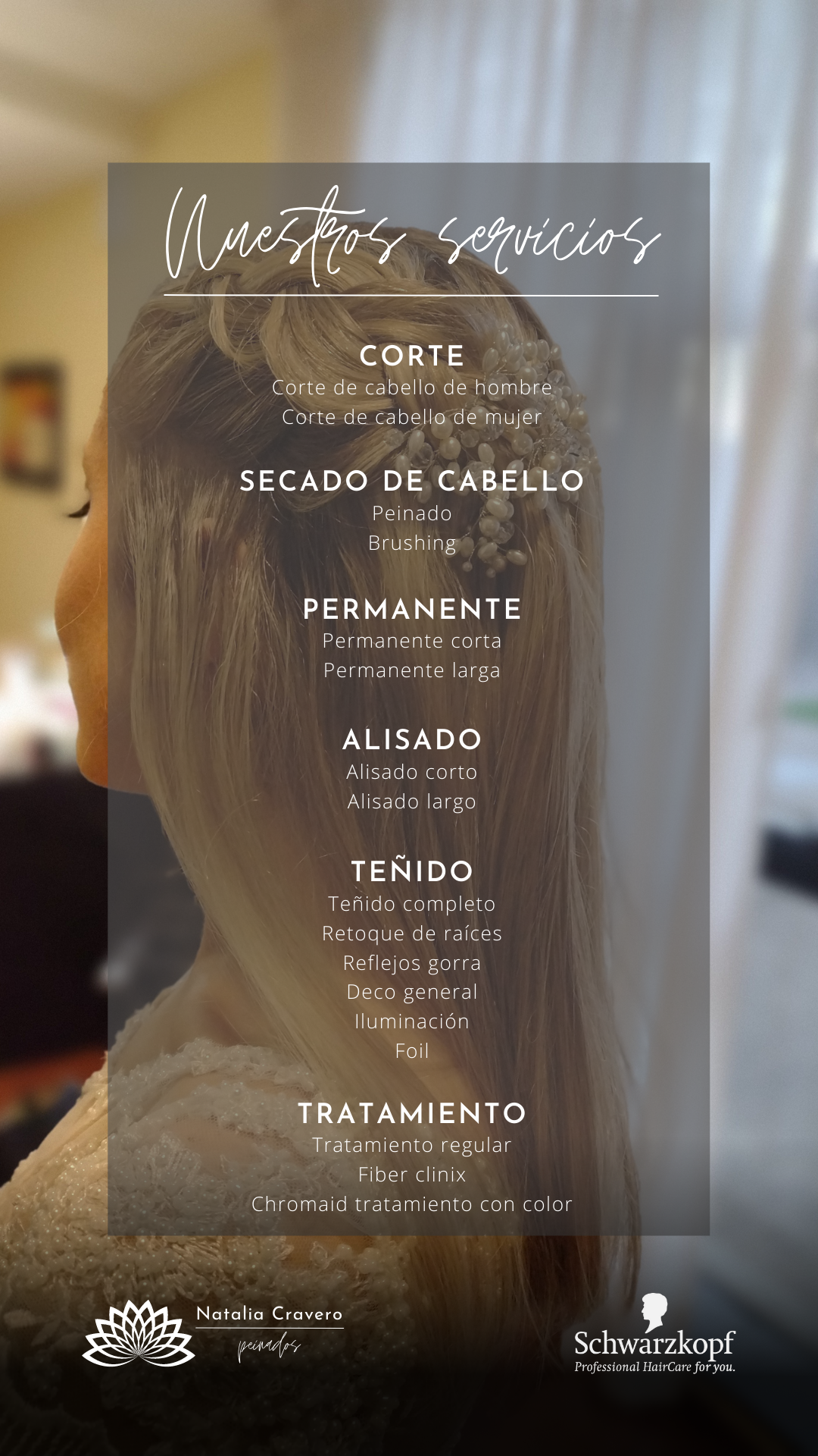 Historia para Natalia Cravero Peinados