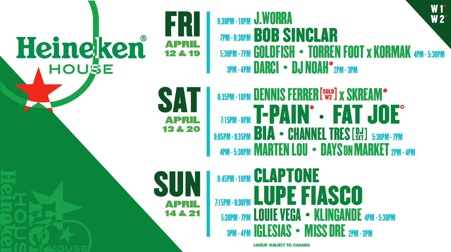 Graphic for COACHELLA email newsletter