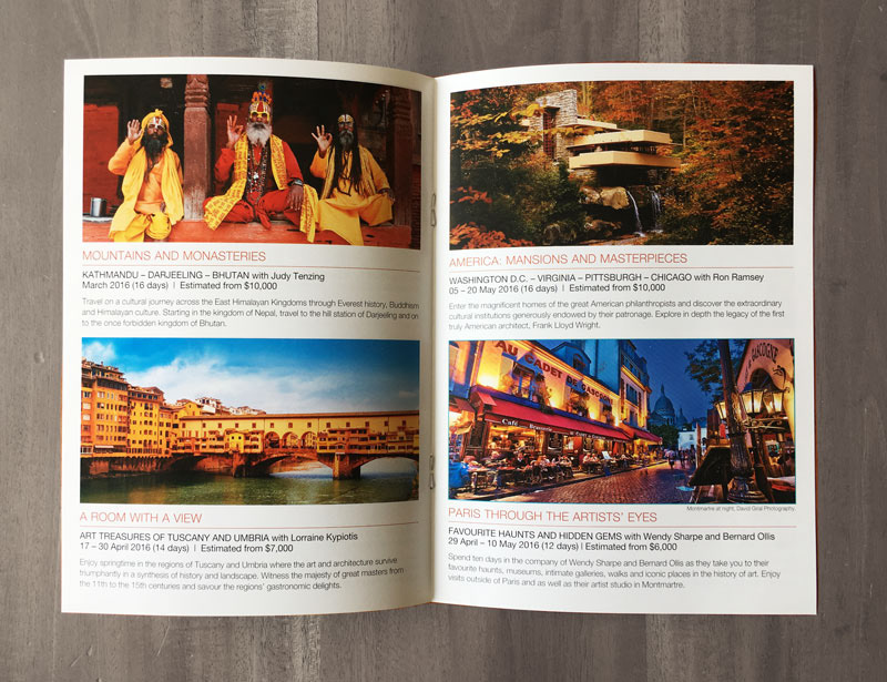 The Art Gallery Society of NSW brochure