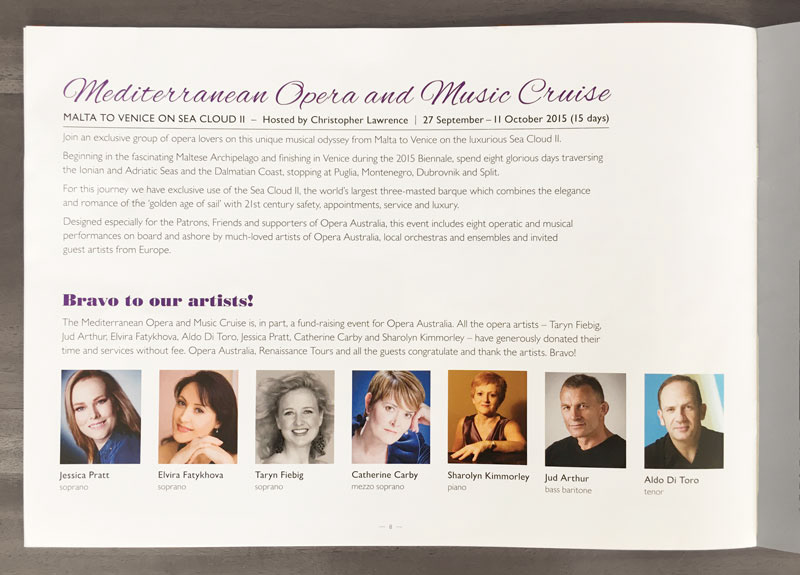 Opera and Music Cruise DM 