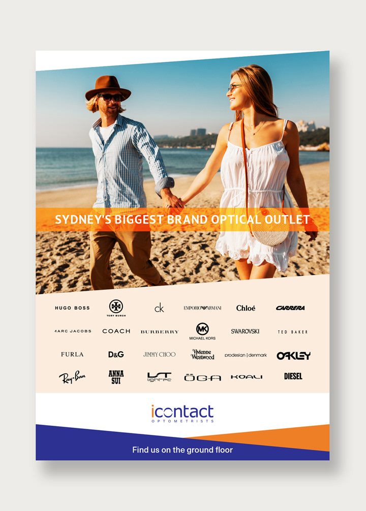 Digital banner for mall directory