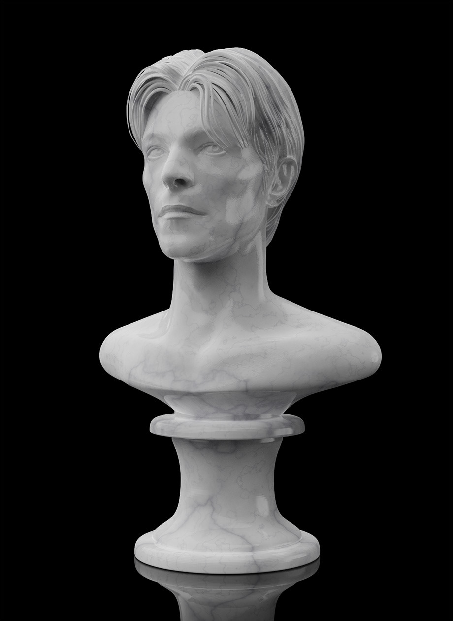 David Bowie Bust