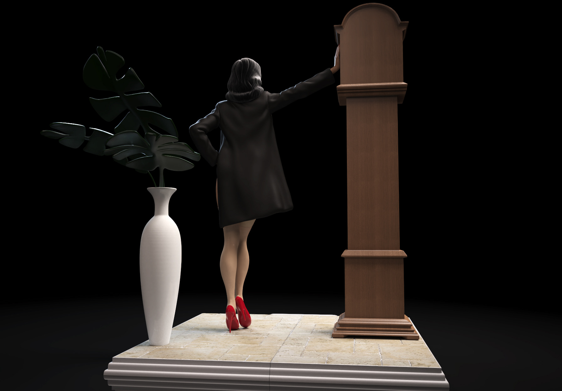 5 o'clock_back render