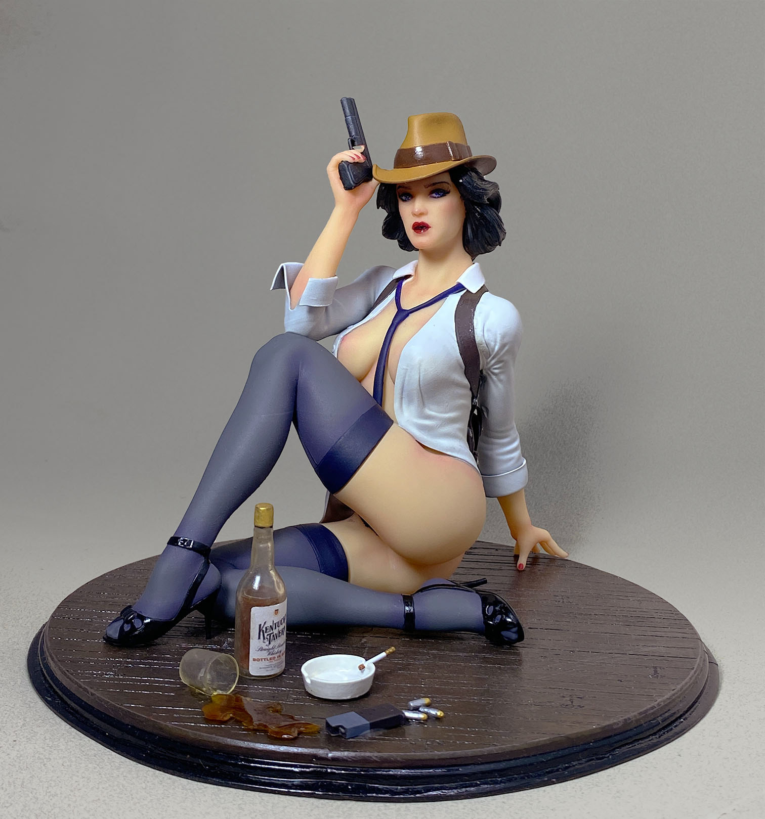 Noir_painted 3D print