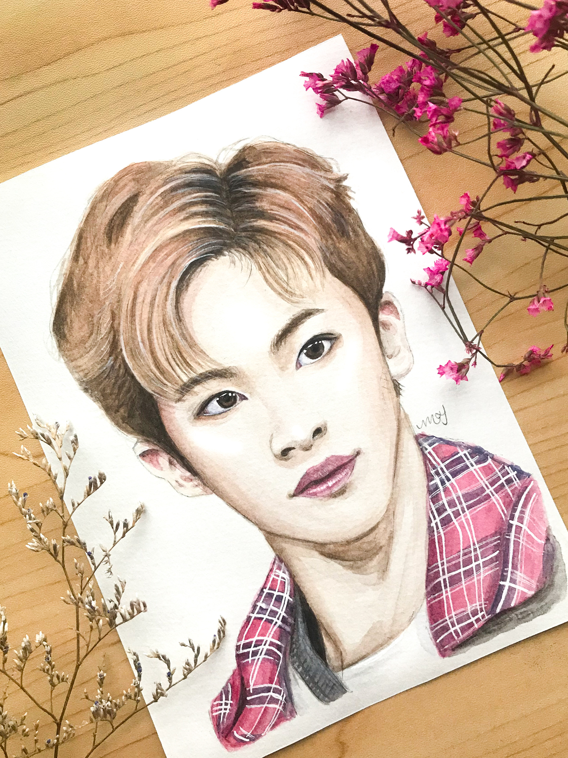 "Mark"watercolor portrait