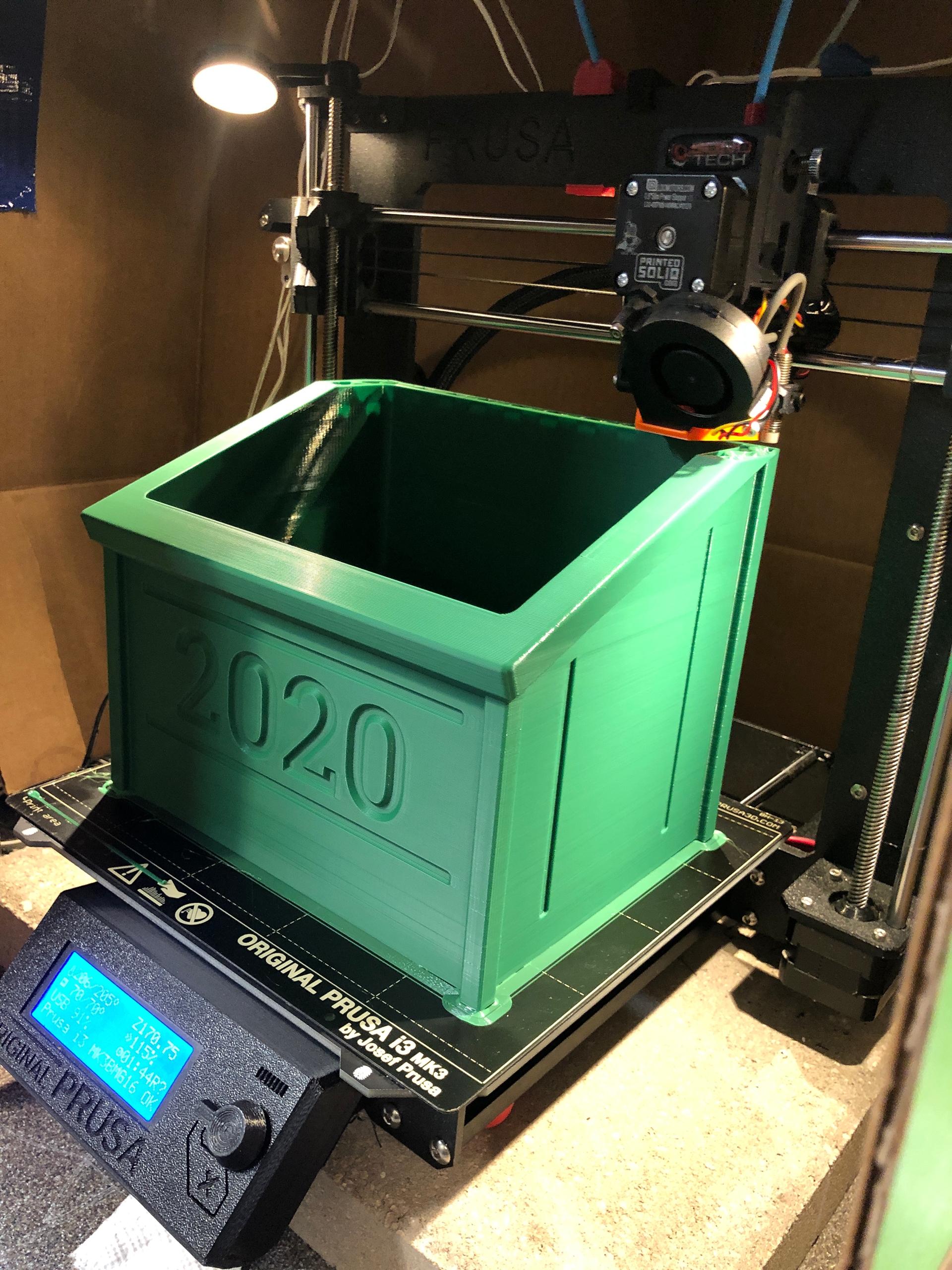 Dumpster, mid-print