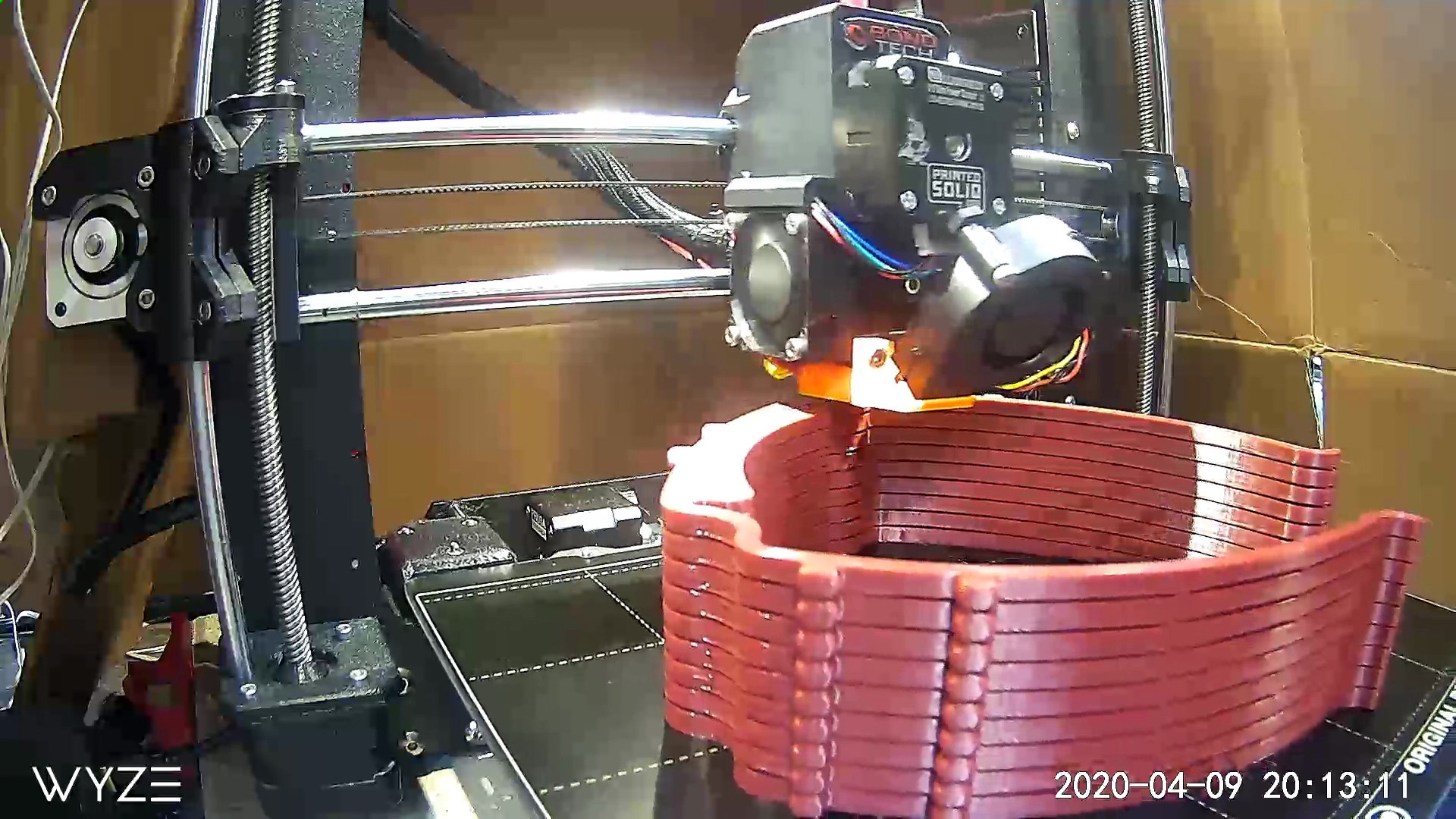 Experimenting with stacked printing