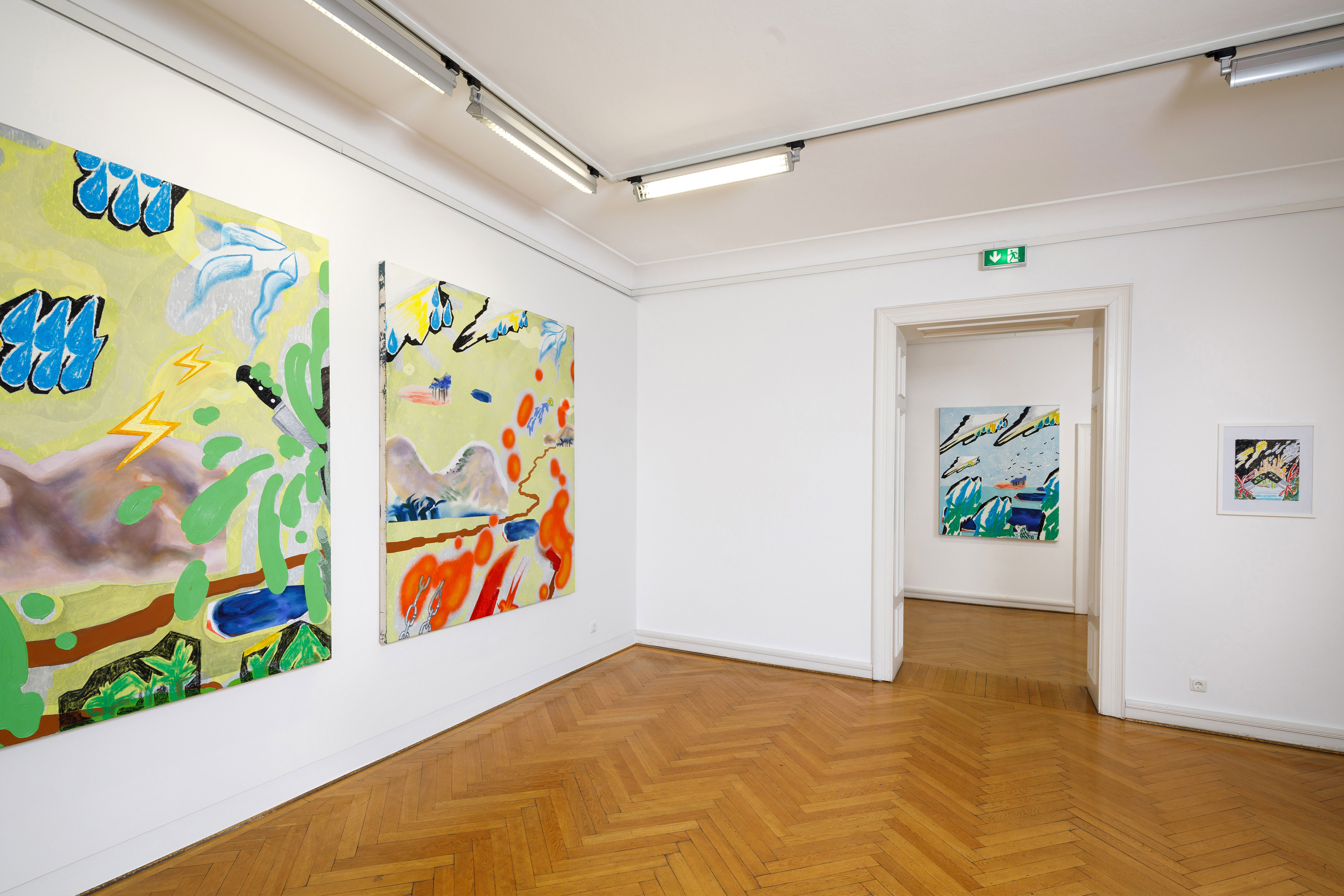 "Welcome To Hell", institutional solo exhibition, Kebbel Villa Museum, Schwandorf, Germany, Nov  12- Dec 31, 2023