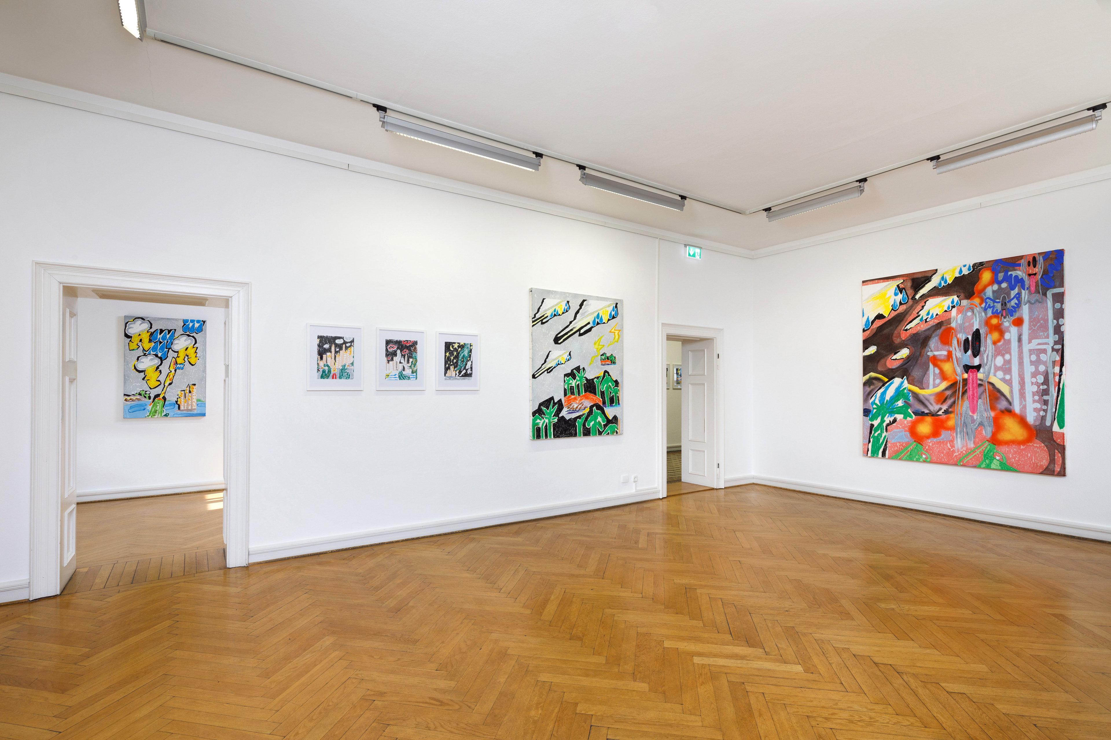 "Welcome To Hell", institutional solo exhibition, Kebbel Villa Museum, Schwandorf, Germany, Nov  12- Dec 31, 2023