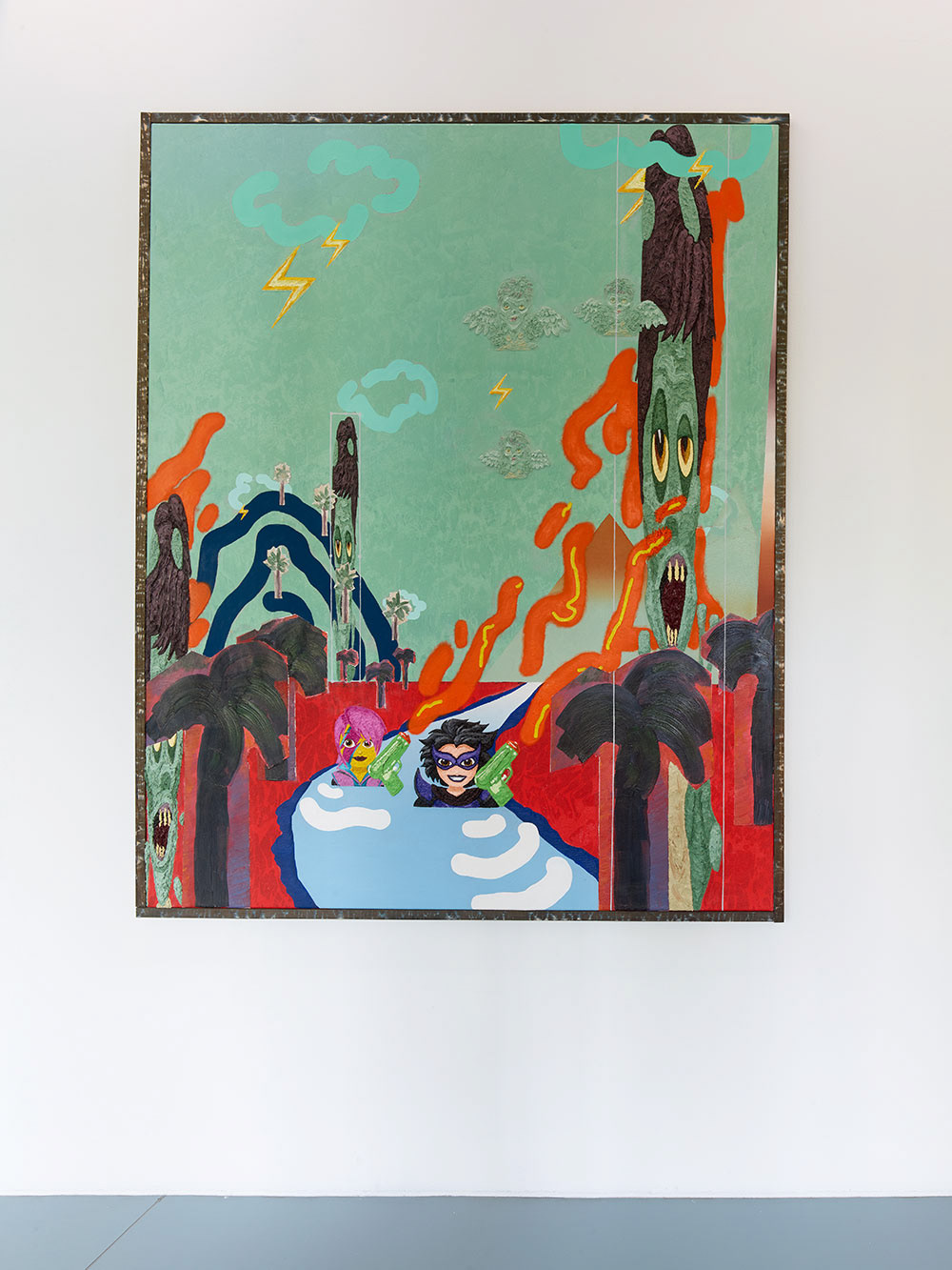 "#UnzUnzUnz", solo exhibition, Nagel Draxler Kabinett, June 26- Aug 29, 2020, Berlin, Germany. Photo: Simon Vogel