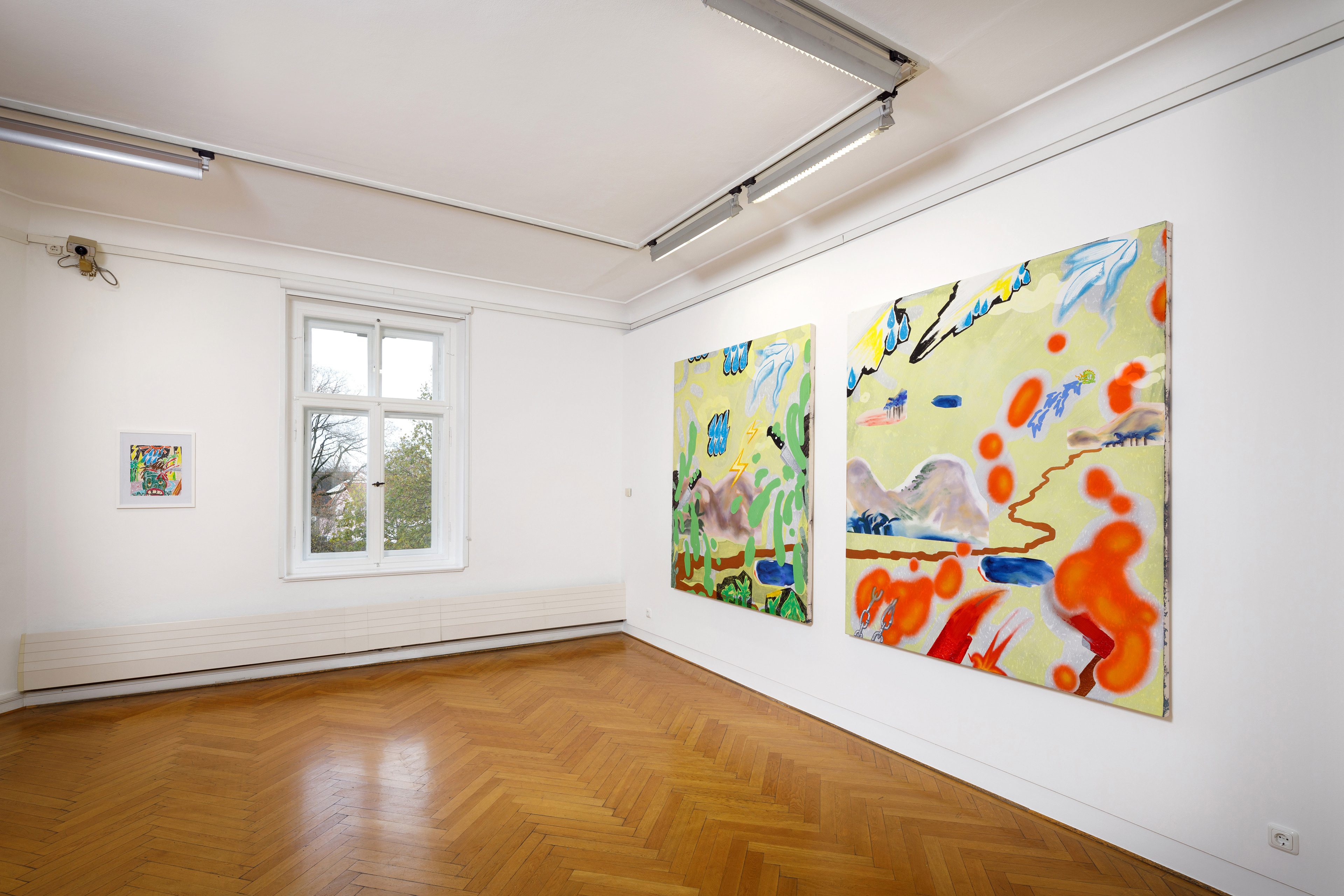 "Welcome To Hell", institutional solo exhibition, Kebbel Villa Museum, Schwandorf, Germany, Nov  12- Dec 31, 2023