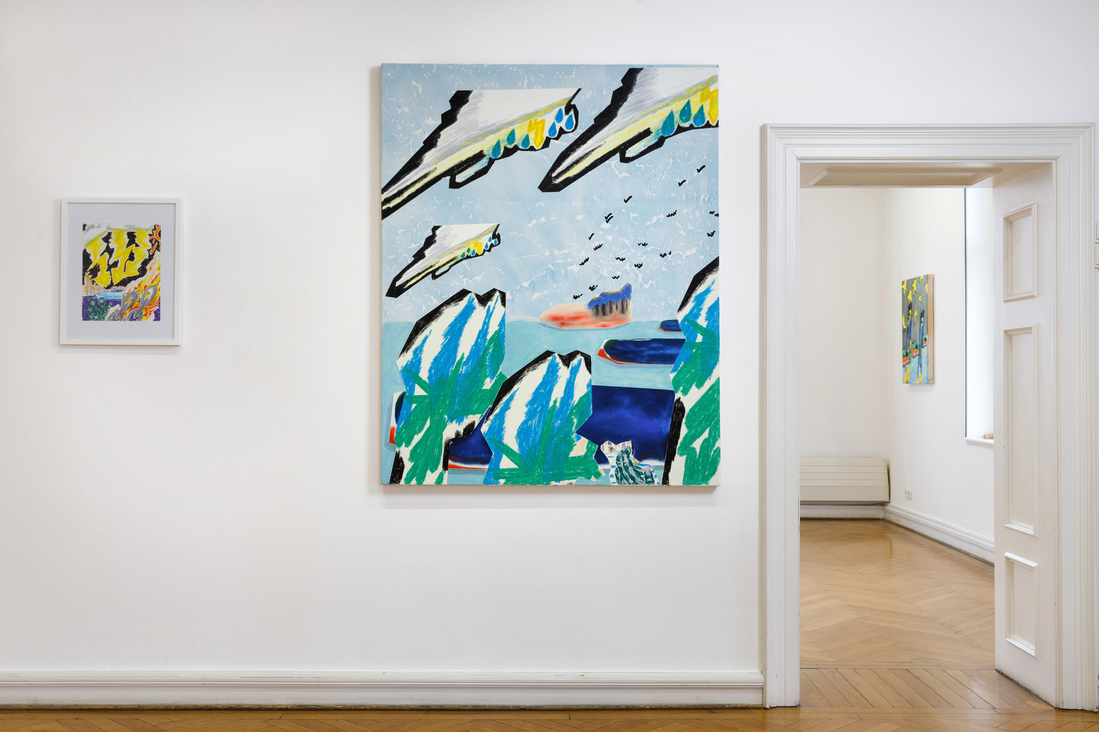 "Welcome To Hell", institutional solo exhibition, Kebbel Villa Museum, Schwandorf, Germany, Nov  12- Dec 31, 2023