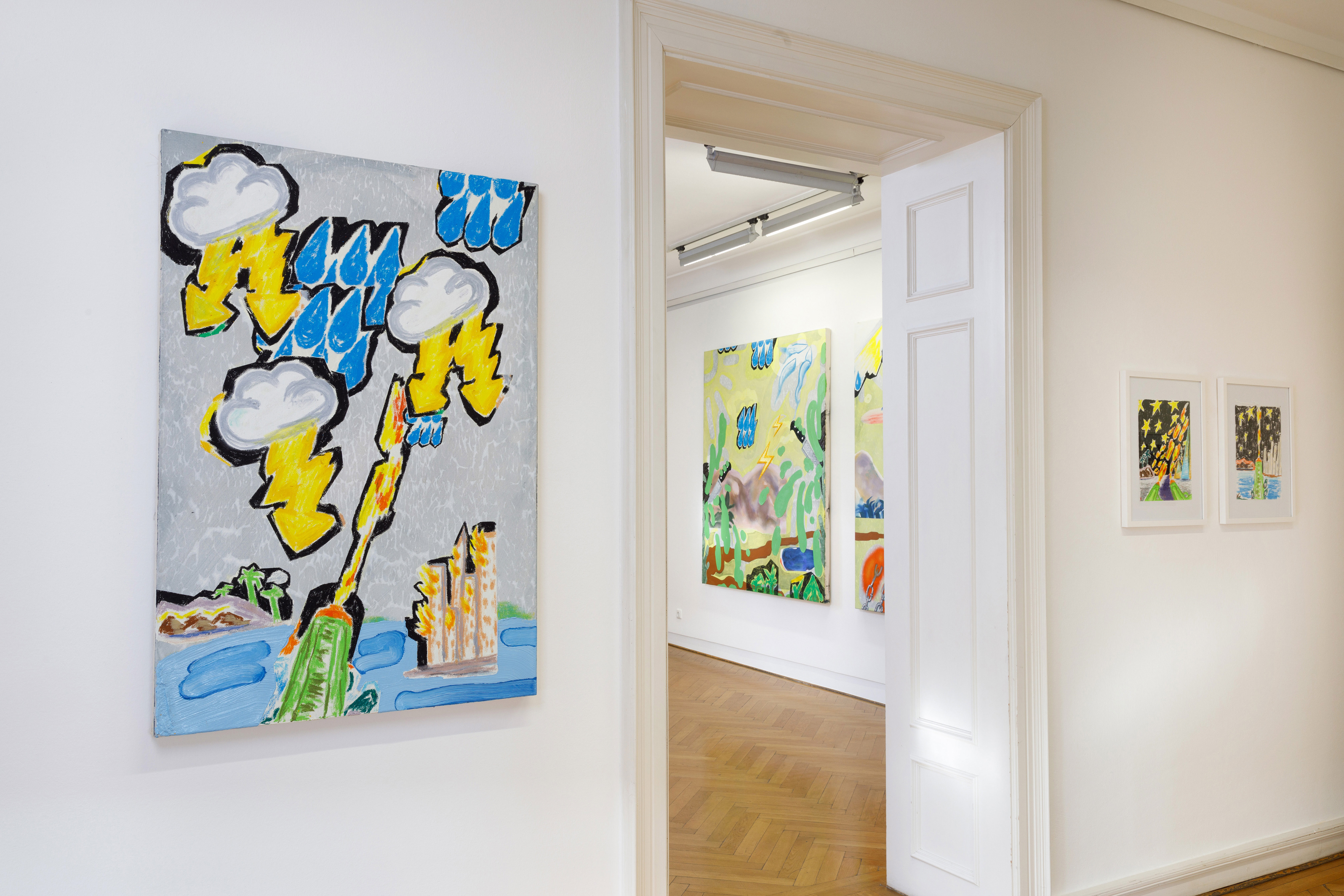 "Welcome To Hell", institutional solo exhibition, Kebbel Villa Museum, Schwandorf, Germany, Nov  12- Dec 31, 2023