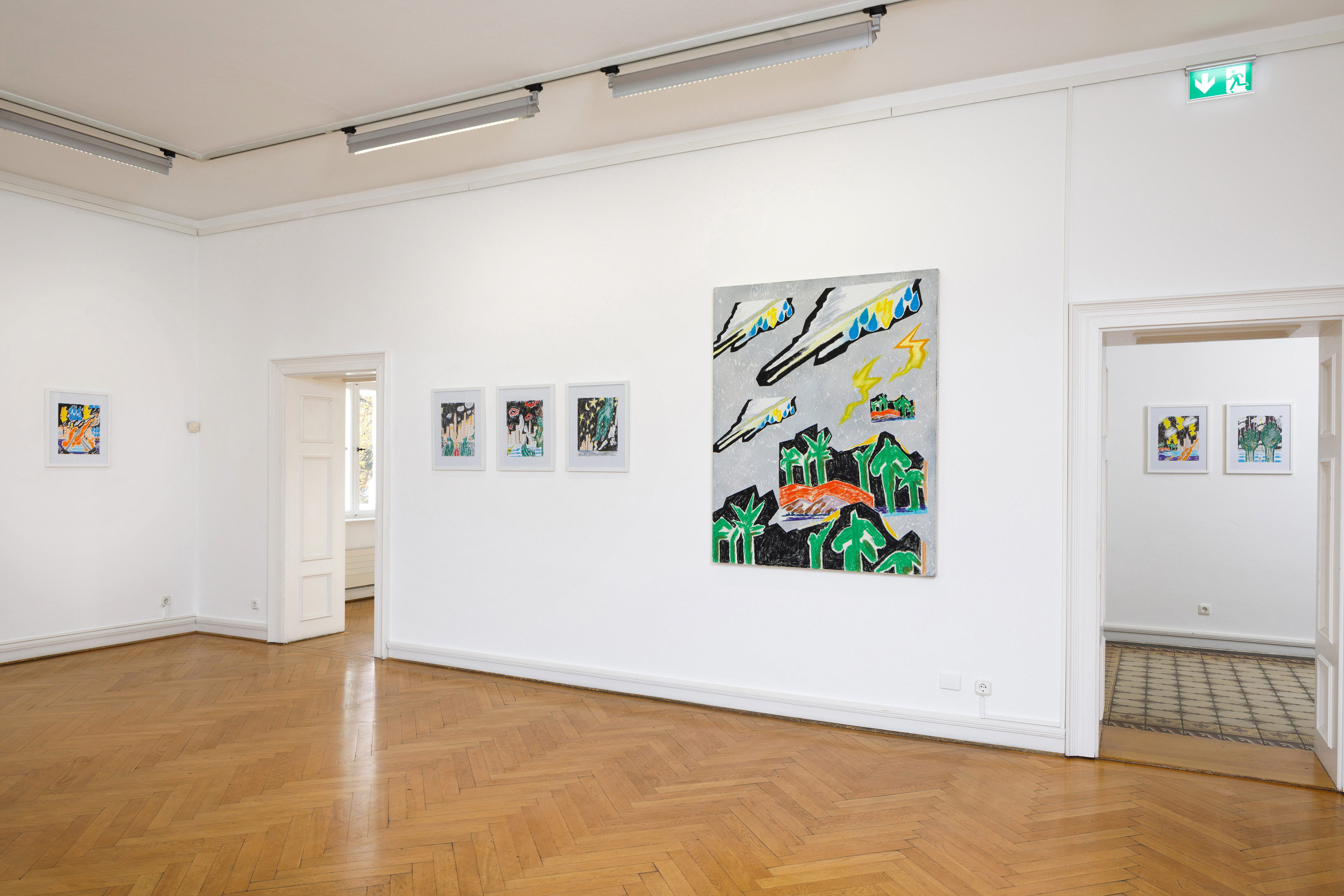 "Welcome To Hell", institutional solo exhibition, Kebbel Villa Museum, Schwandorf, Germany, Nov  12- Dec 31, 2023