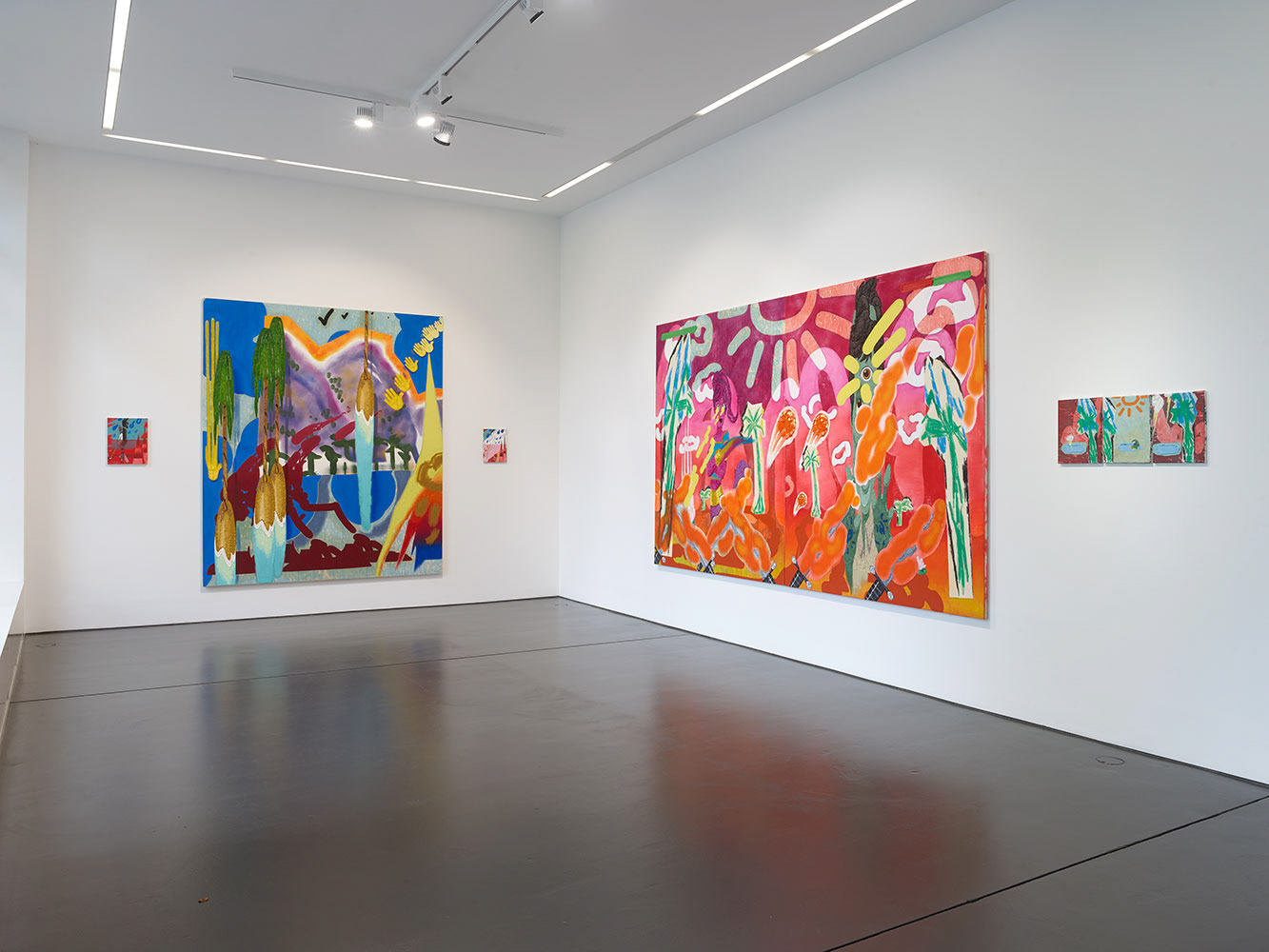 "CyScapes", solo exhibition at Nagel Draxler Berlin, Sept 16- Nov 18, 2023, Berlin, Germany. Photo: Simon Vogel