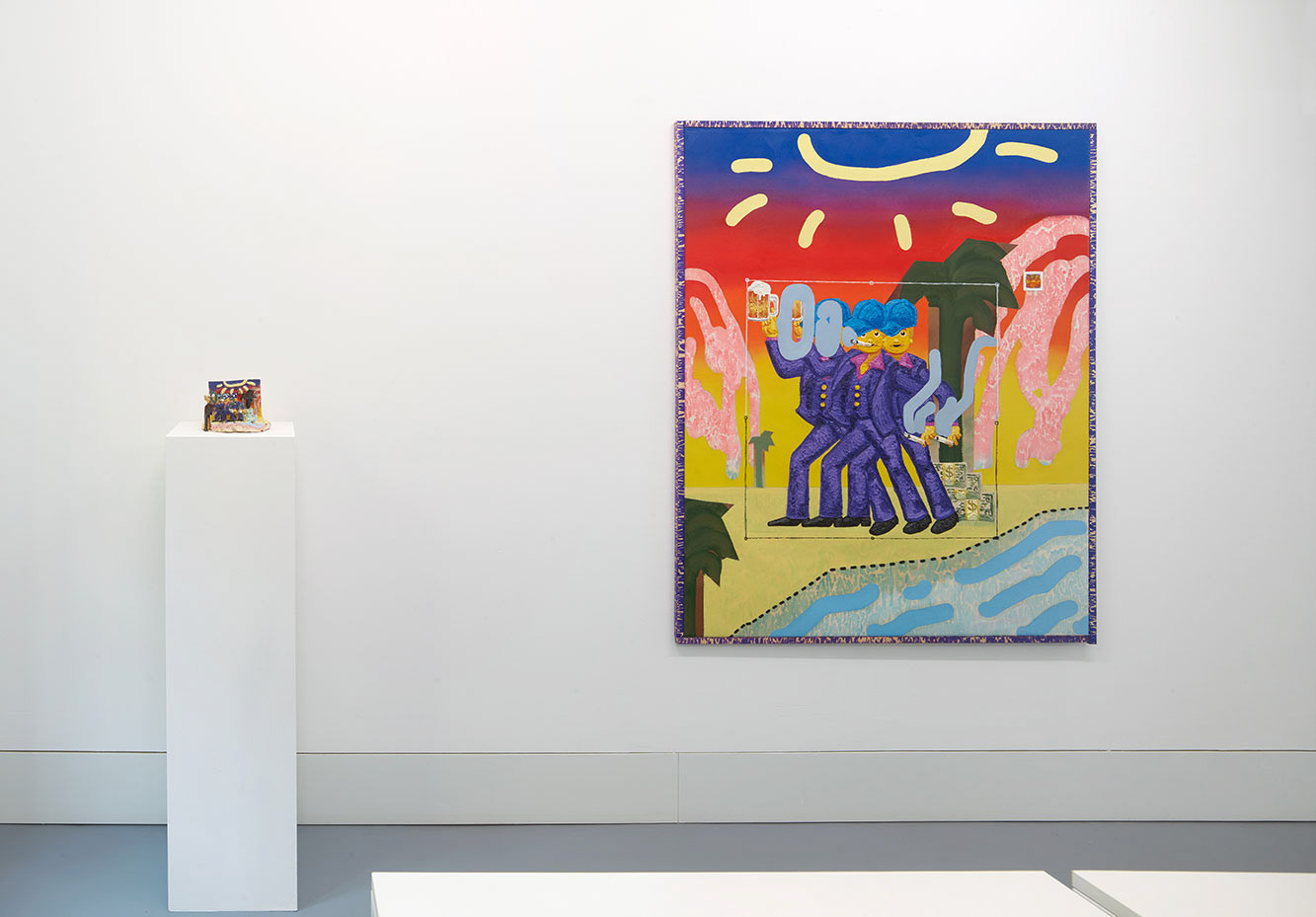 "#UnzUnzUnz", solo exhibition, Nagel Draxler Kabinett, June 26- Aug 29, 2020, Berlin, Germany. Photo: Simon Vogel