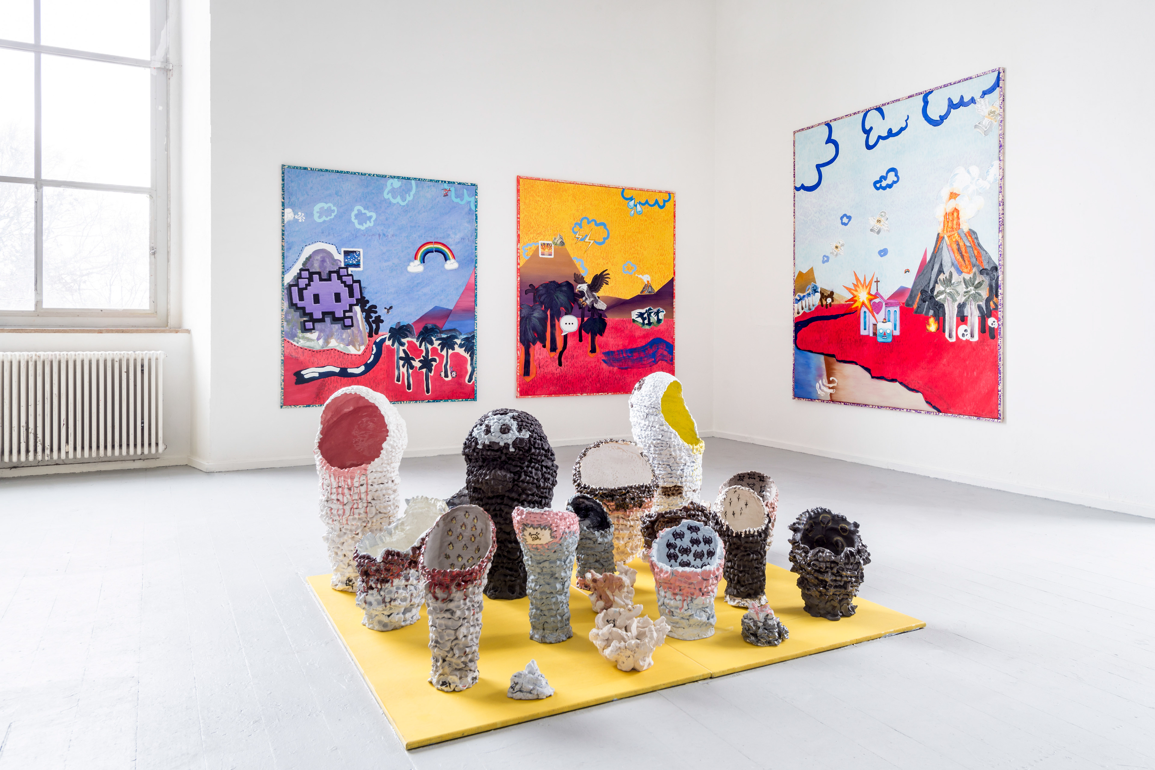 Graduation with honours, graduation show, Prof. Oehlen, Academy of Fine Arts Munich, Feb 7, 2018, Munich, Germany