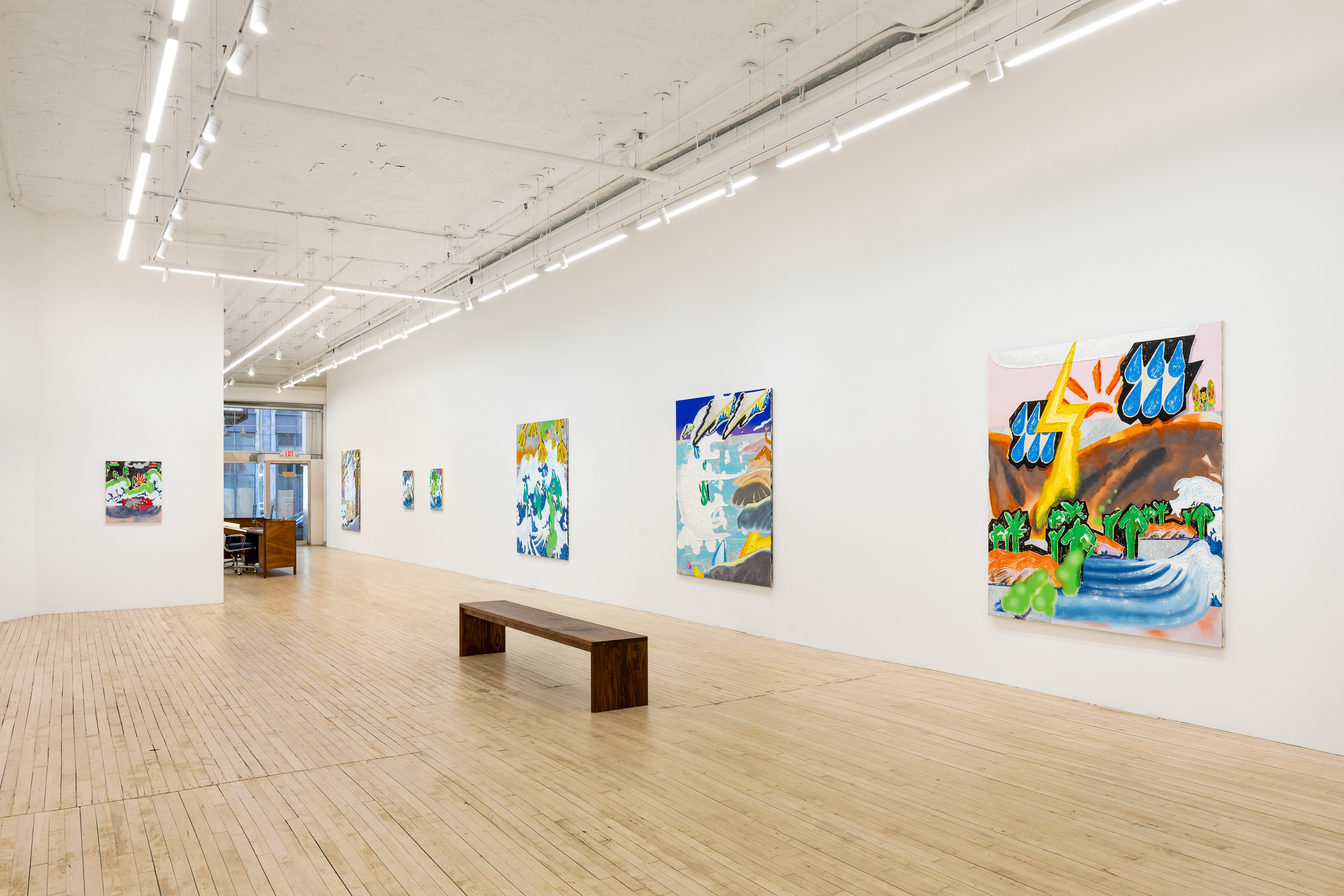 "Ze Sun Ze Sea Ze Mountain", solo exhibition, Shrine gallery New York City, USA, March 29- May 11, 2024