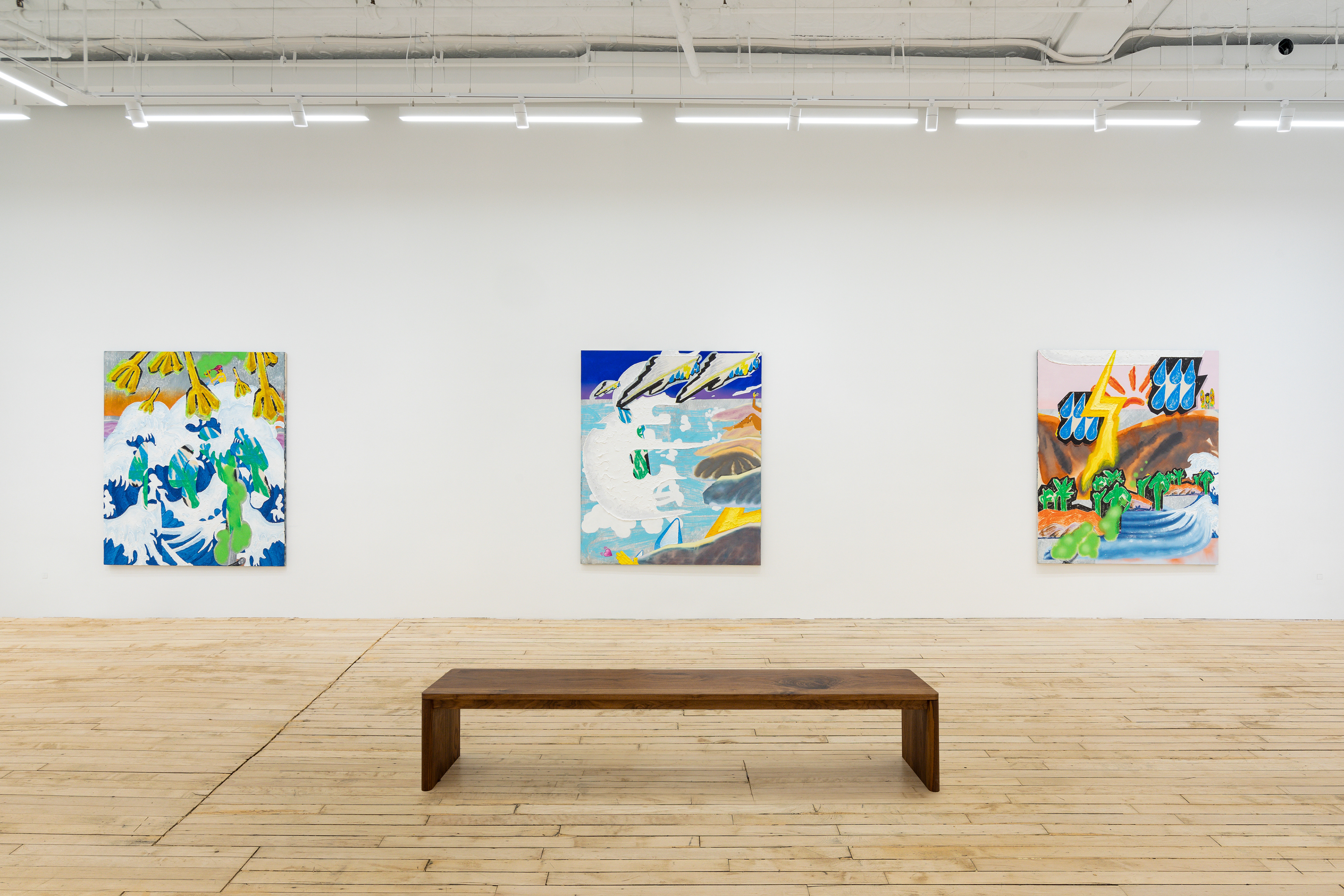 "Ze Sun Ze Sea Ze Mountain", solo exhibition, Shrine gallery New York City, USA, March 29- May 11, 2024