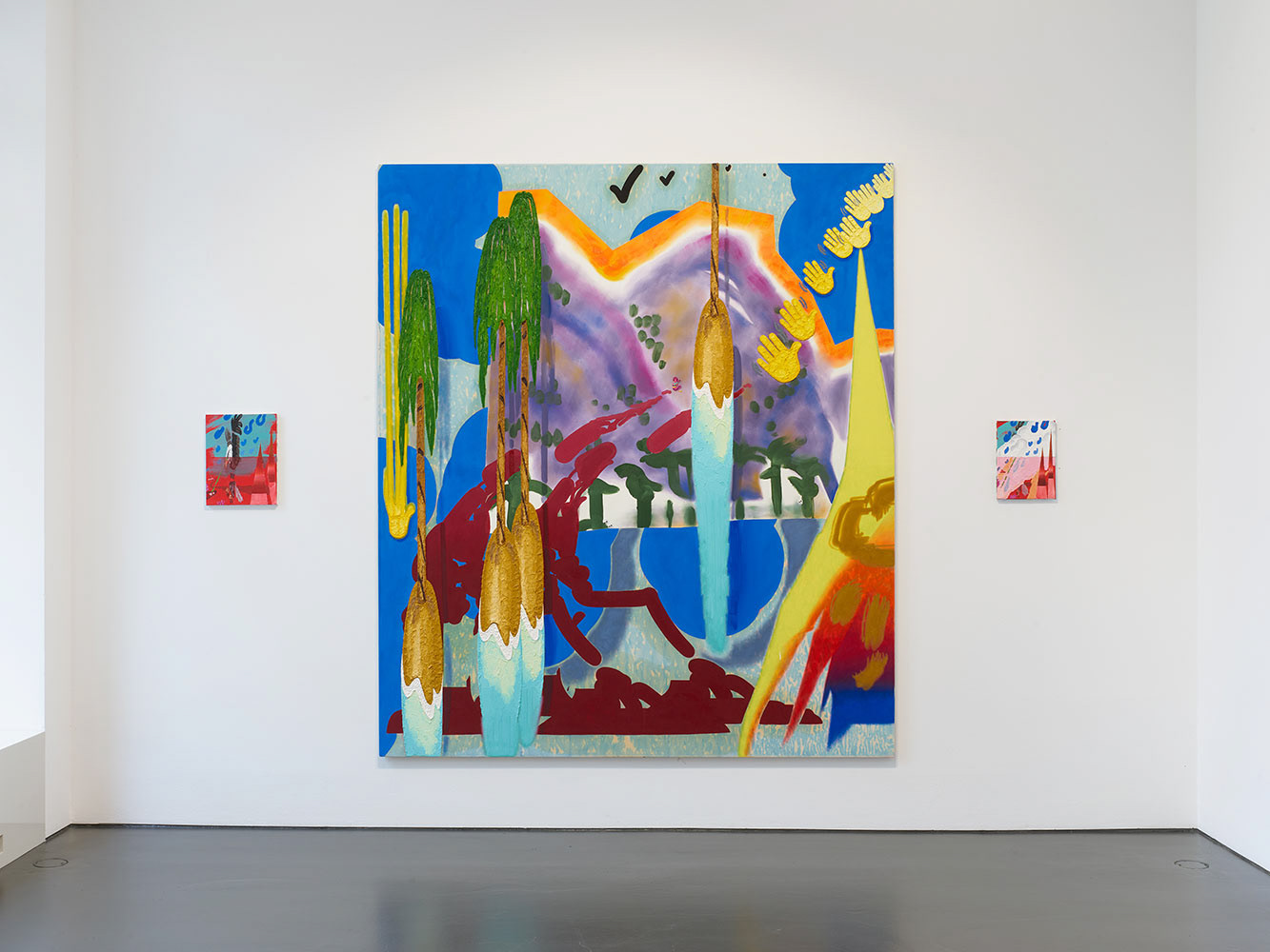 "CyScapes", solo exhibition at Nagel Draxler Berlin, Sept 16- Nov 18, 2023, Berlin, Germany. Photo: Simon Vogel