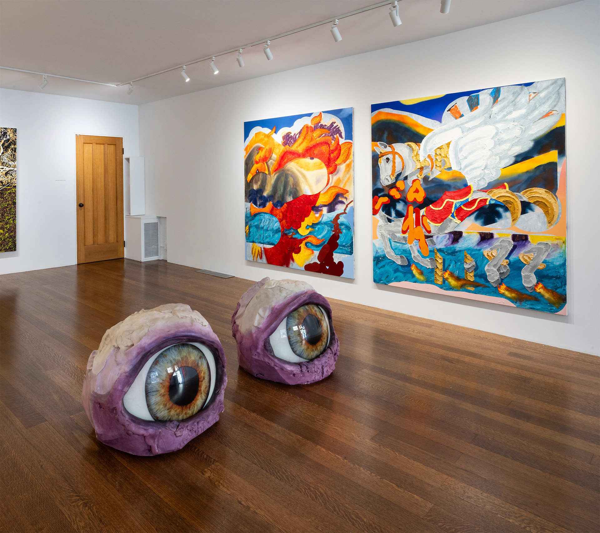 "Open Eyes", group exhibition , A Hug From The Art World, New York City, USA, June 26 - August 31, 2025 with: André Butzer, Matt Dillion, Urs Fischer, Richard Jacobs, Kaws, Mehmet&Kazim, John Newsom, Erik Parker, Raymond Pettibon, Gordon Terry.