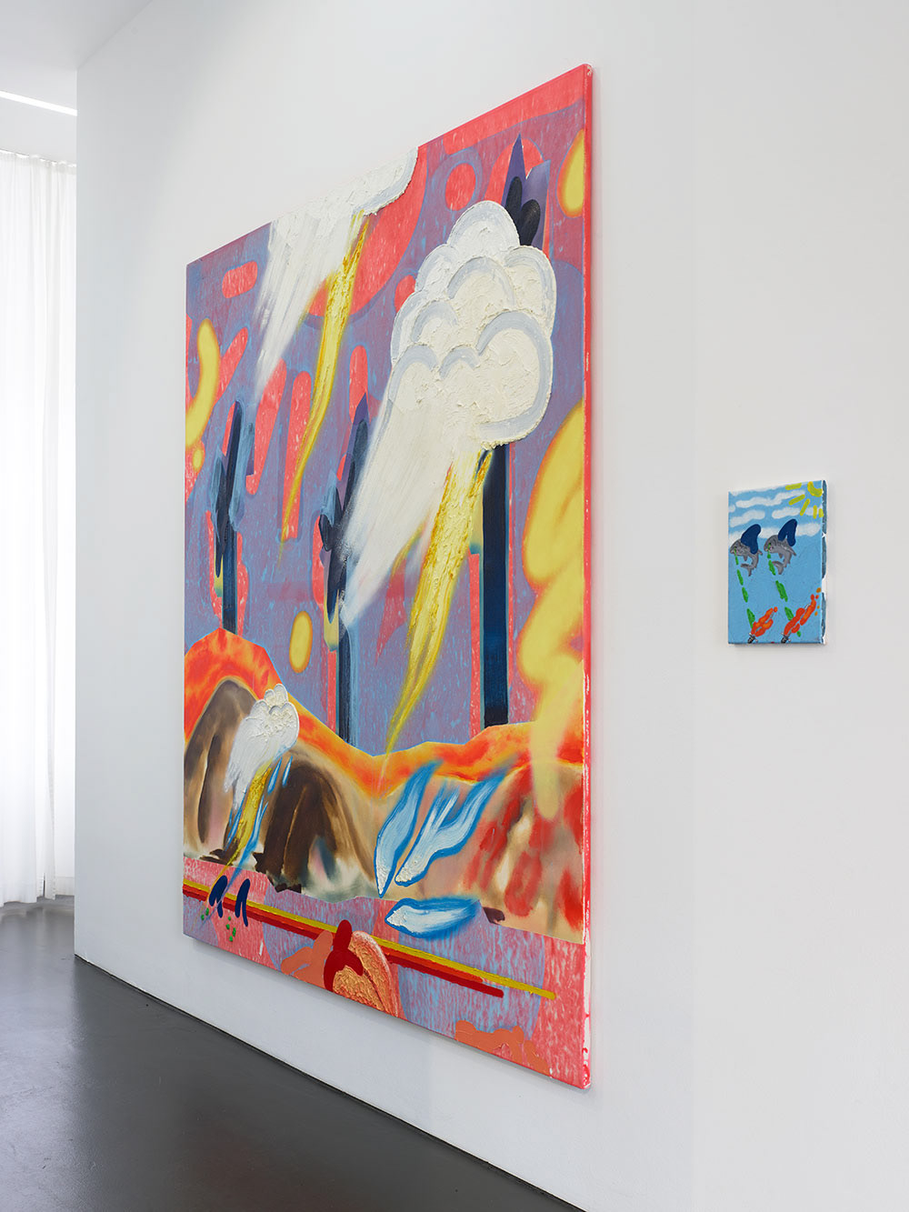 "CyScapes", solo exhibition at Nagel Draxler Berlin, Sept 16- Nov 18, 2023, Berlin, Germany. Photo: Simon Vogel