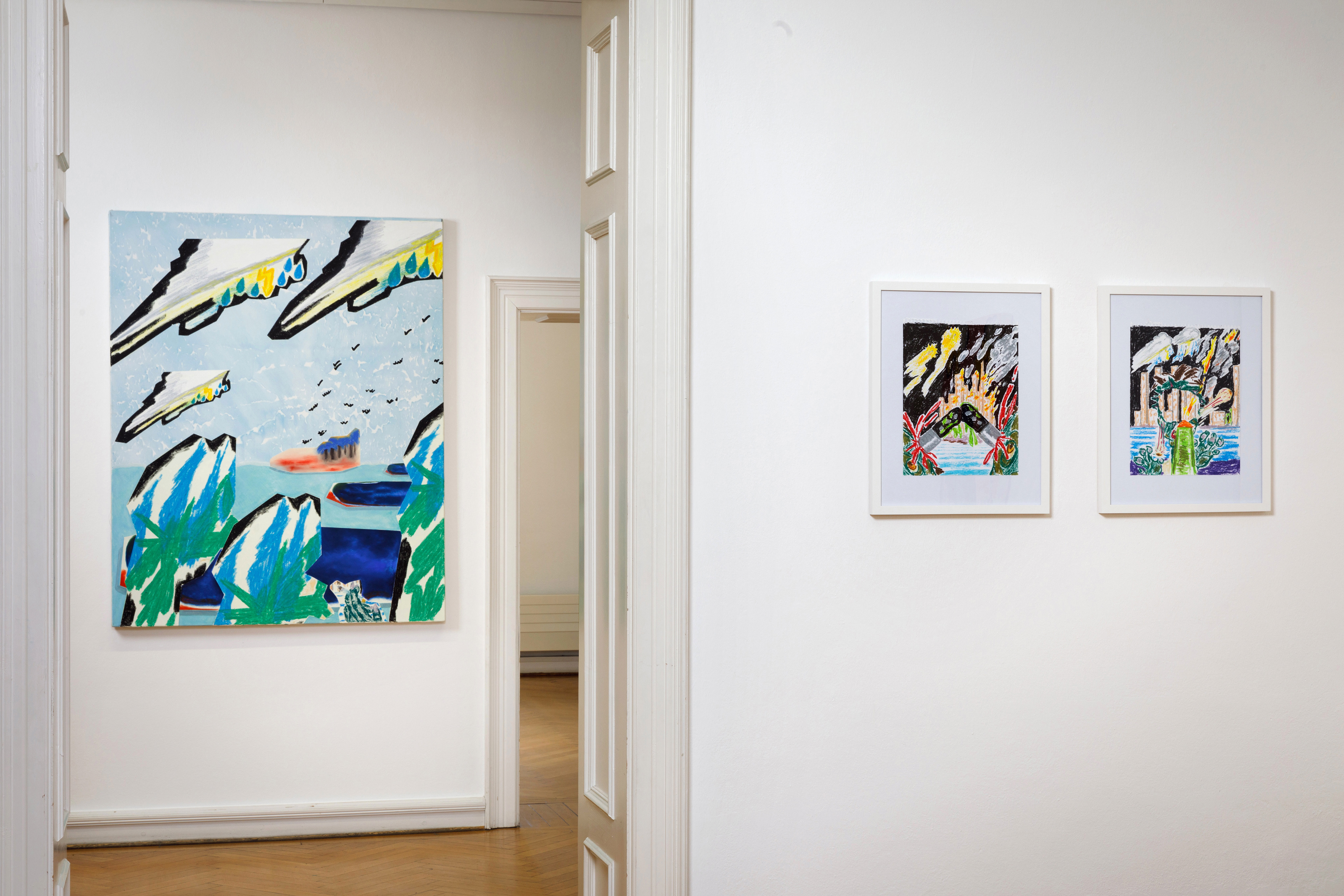 "Welcome To Hell", institutional solo exhibition, Kebbel Villa Museum, Schwandorf, Germany, Nov  12- Dec 31, 2023