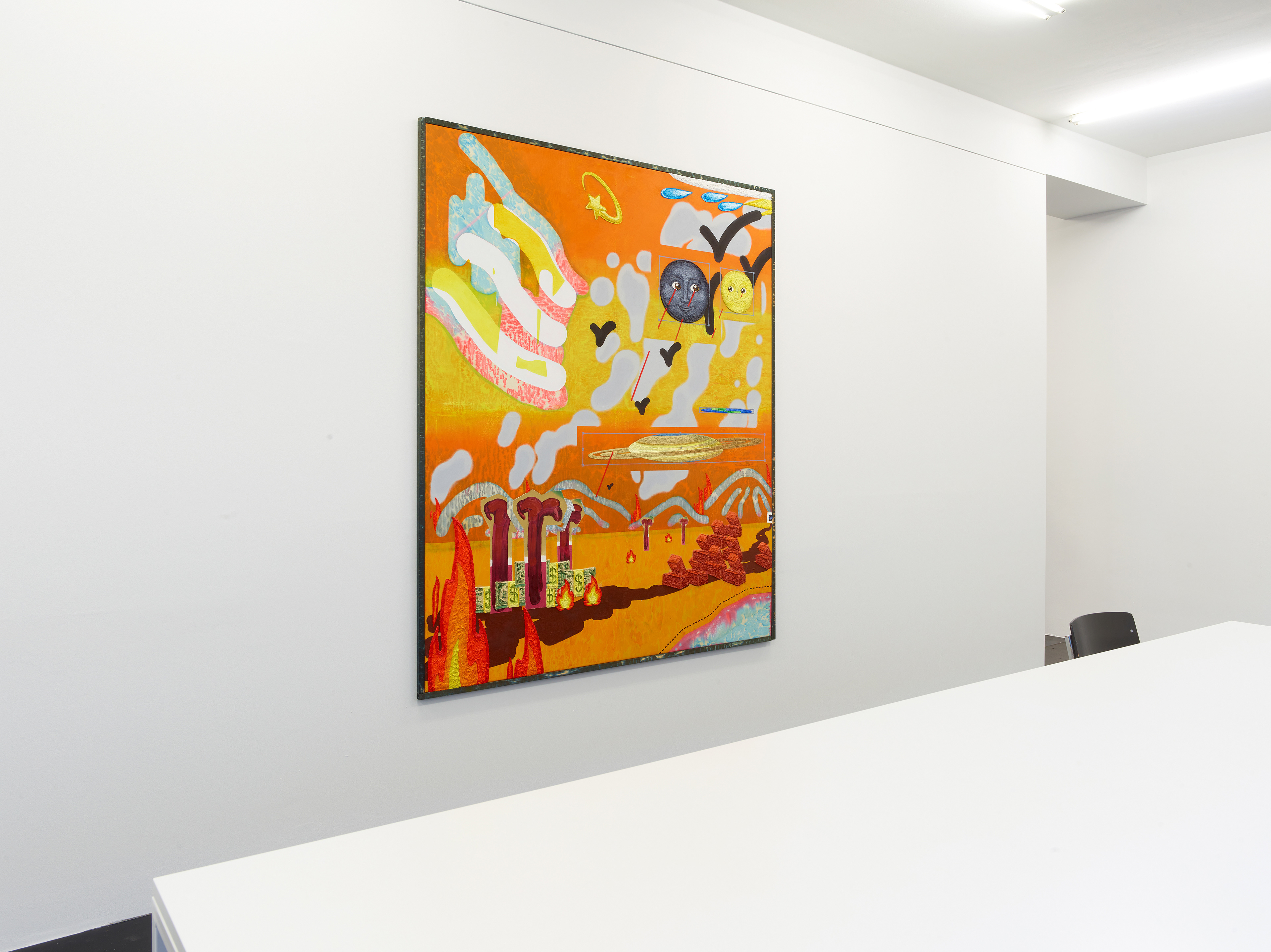 "#🦅", solo exhibition at Nagel Draxler Cologne,  Sept 3- Nov 11, 2021, Cologne, Germany. Photo: Simon Vogel